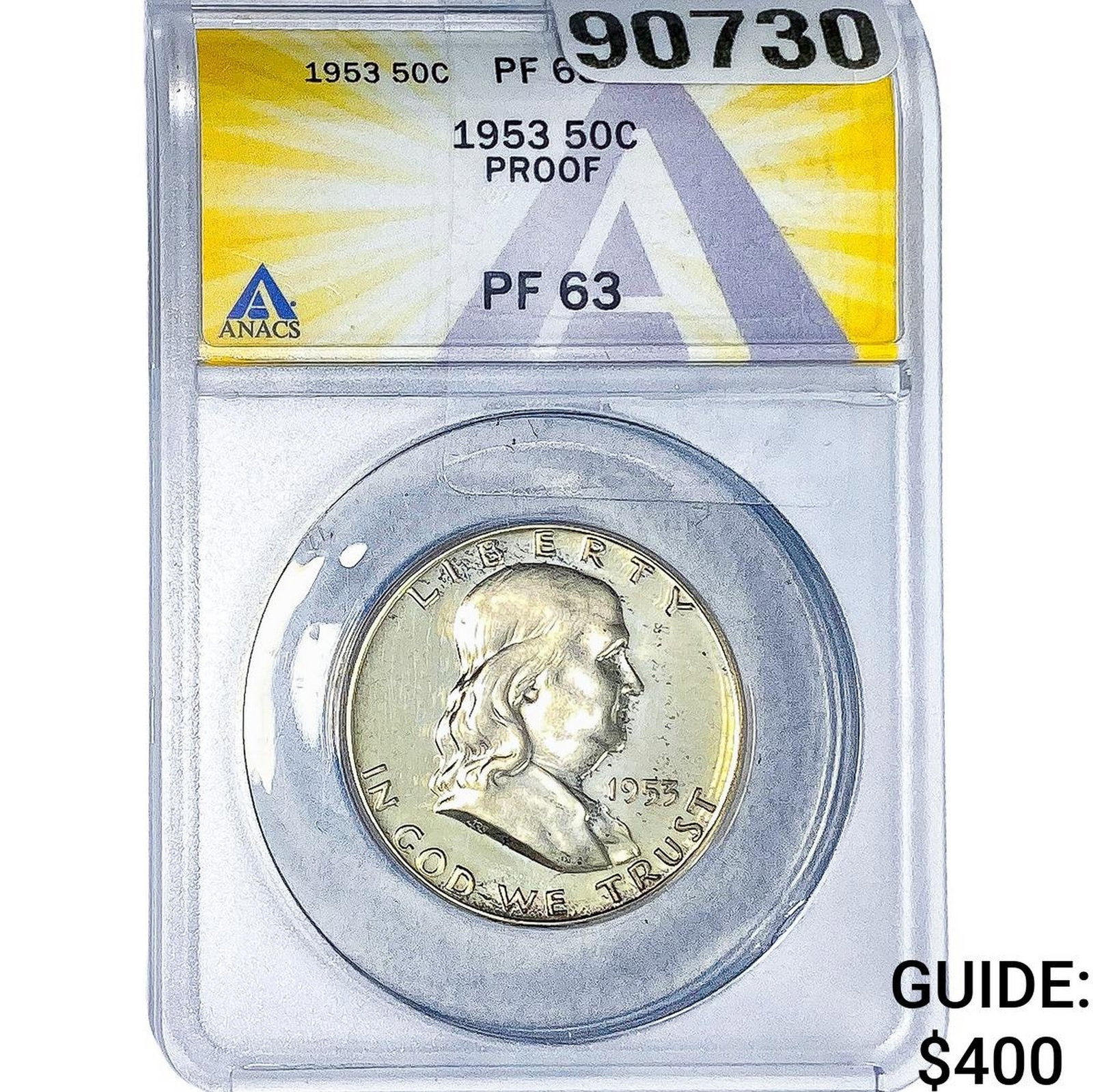 1953 Franklin Half Dollar ANACS PF63 (1 of 2)