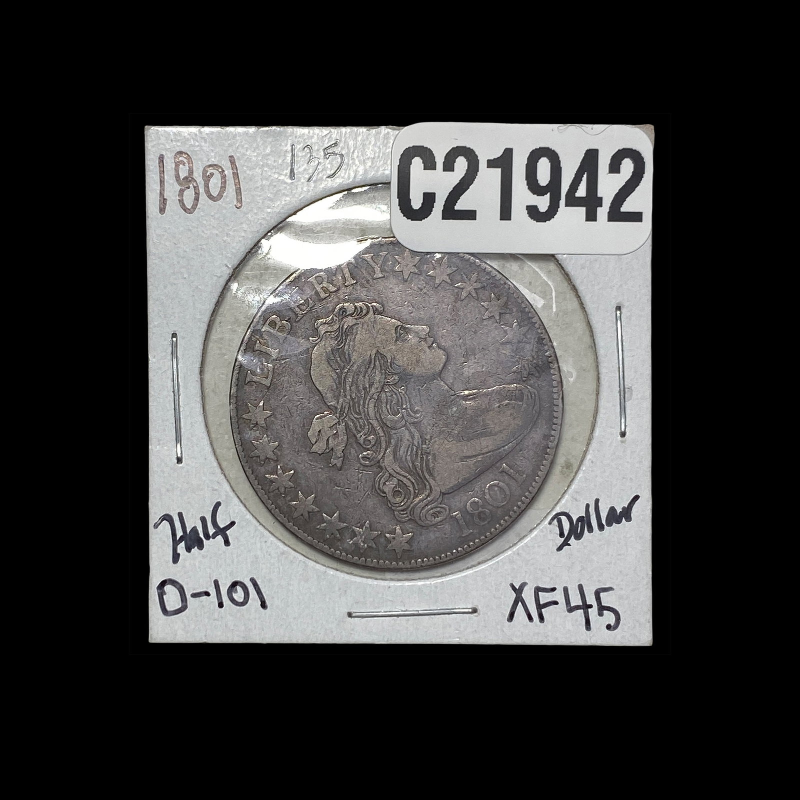 1801 Draped Bust Half Dollar: 1801 Draped Bust Half Dollar