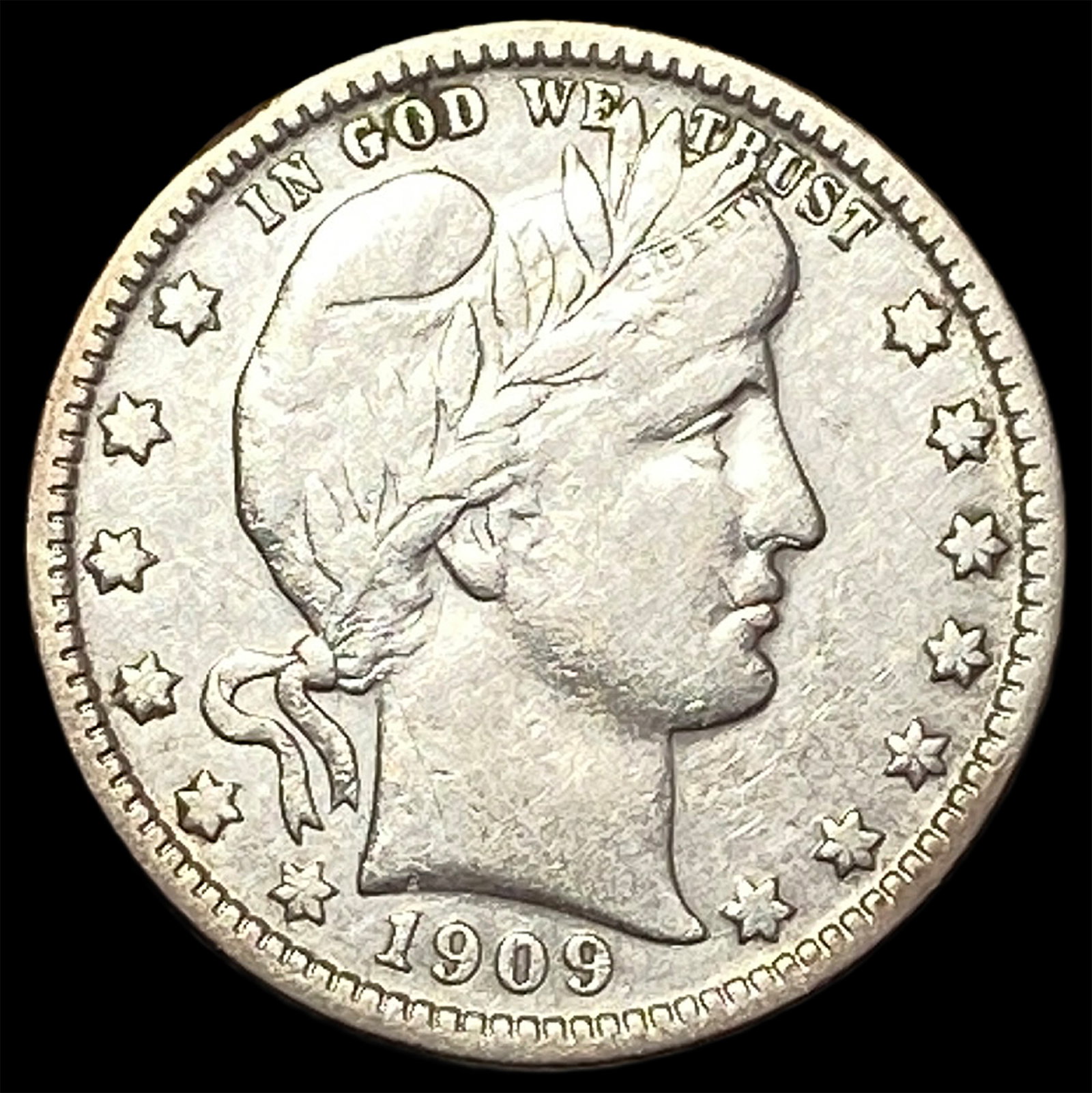 1909-O Barber Quarter: 1909-O Barber Quarter