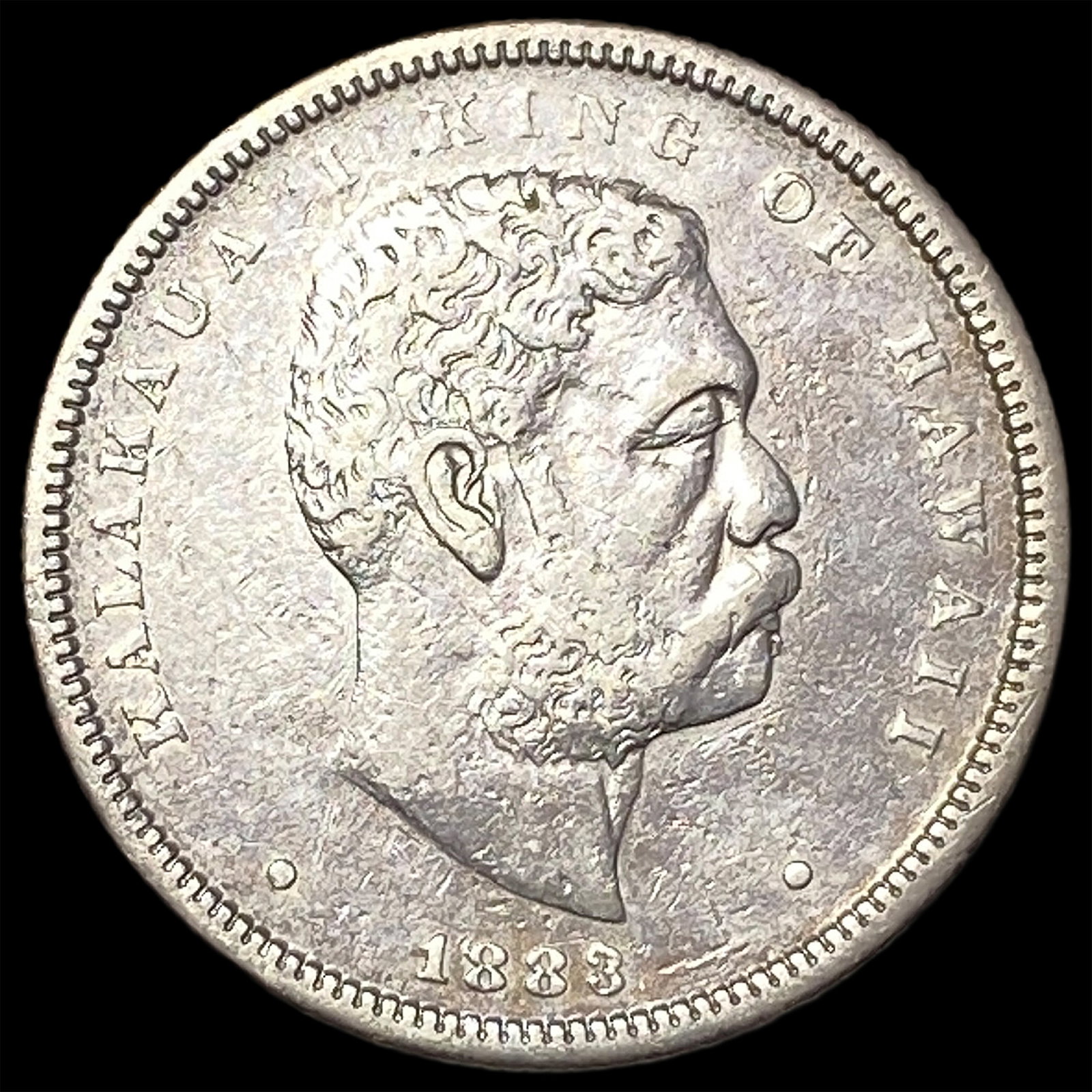 1883 Kingdom of Hawaii Half Dollar (1 of 2)