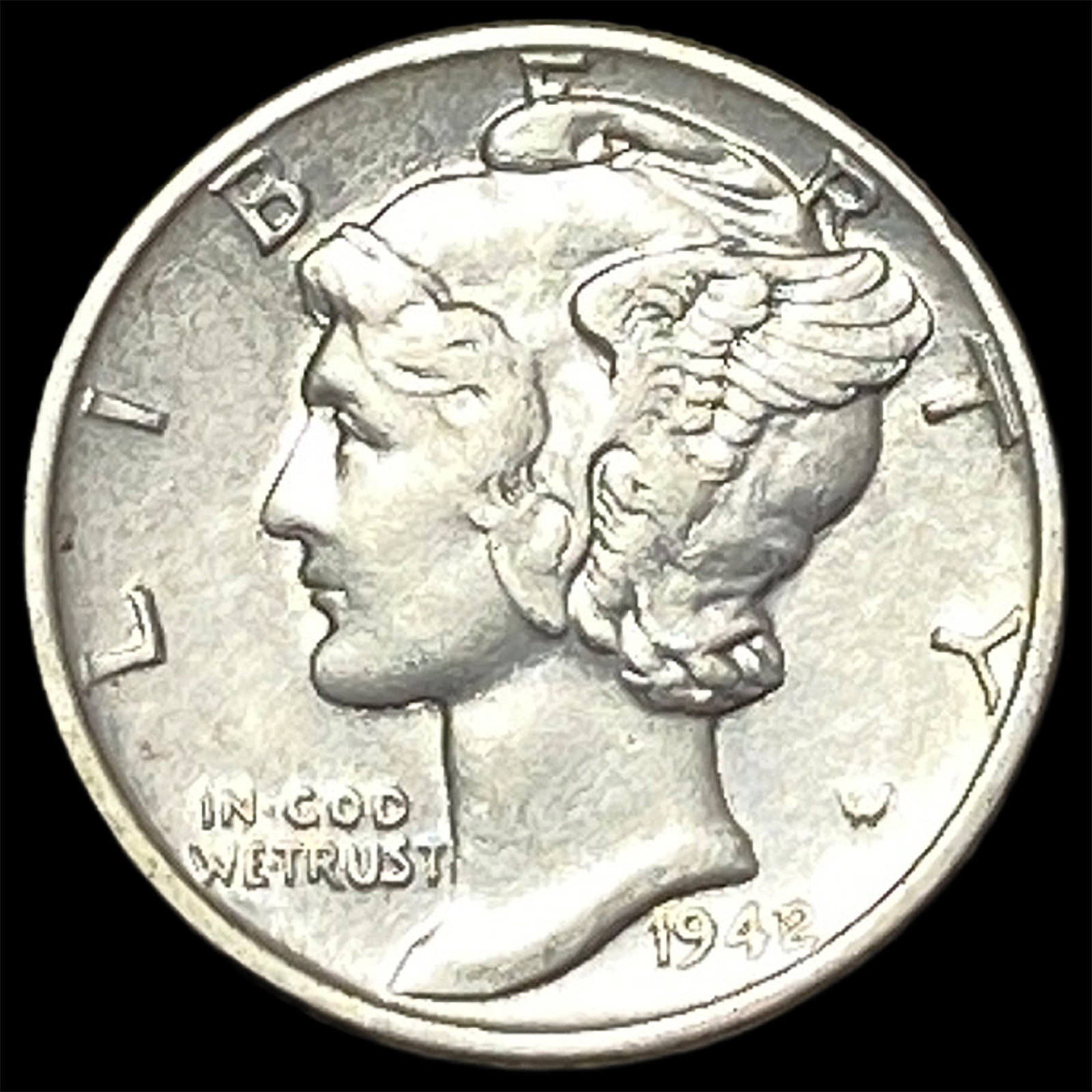 1942 Mercury Silver Dime: 1942 Mercury Silver Dime