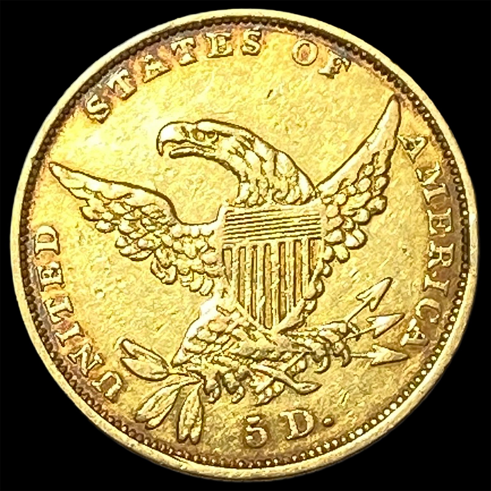 1834 $5 Gold Half Eagle - 2