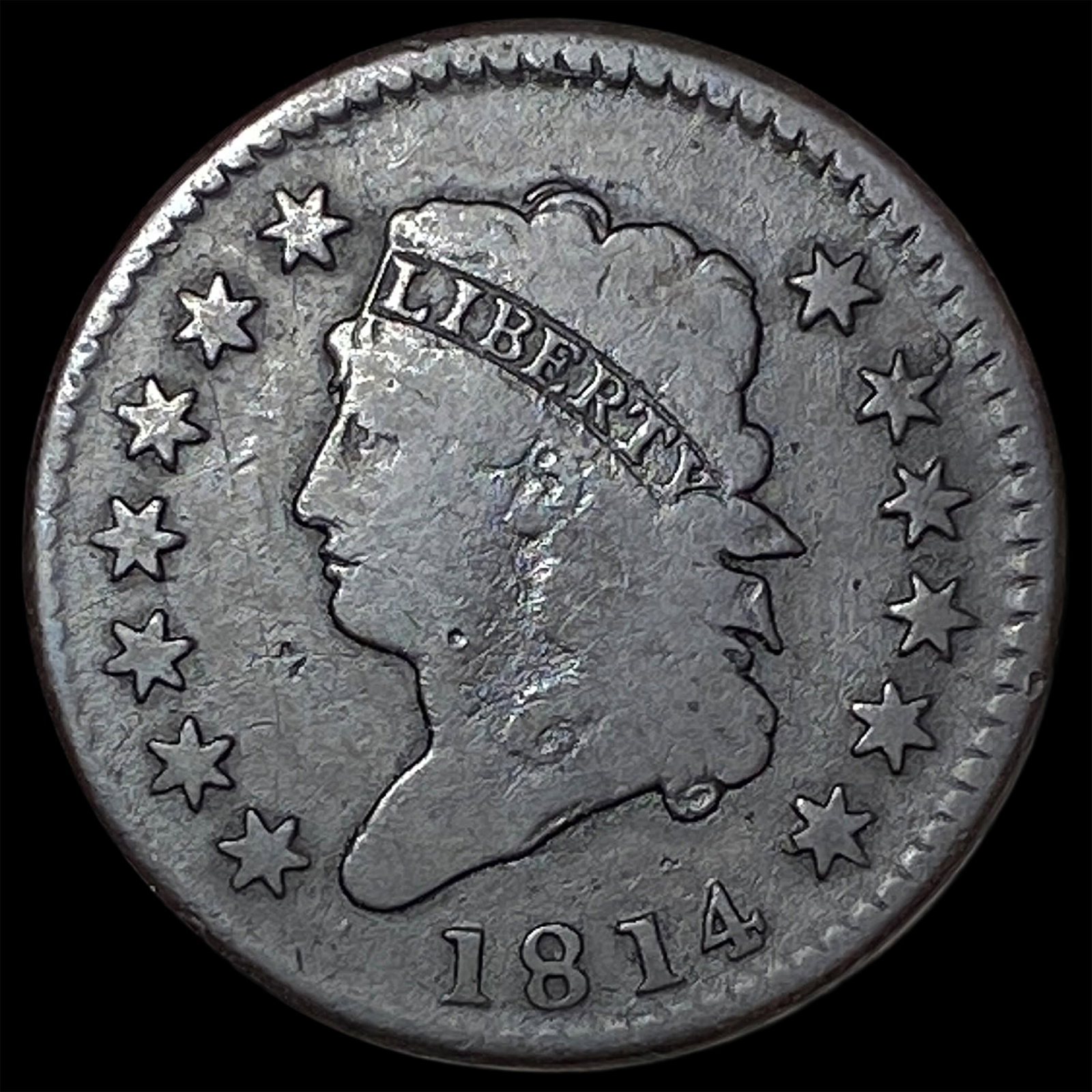 1814 Classic Head Large Cent: 1814 Classic Head Large Cent