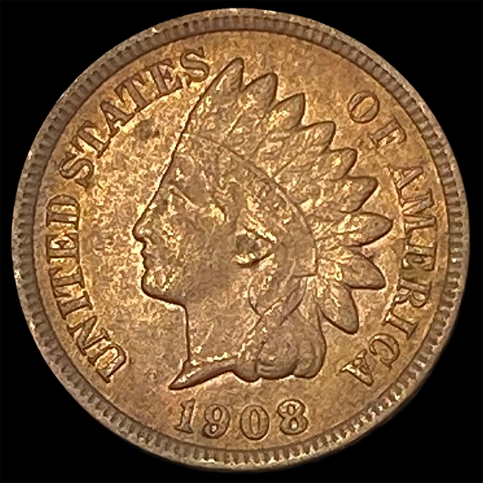 1908-S Indian Head Cent: 1908-S Indian Head Cent