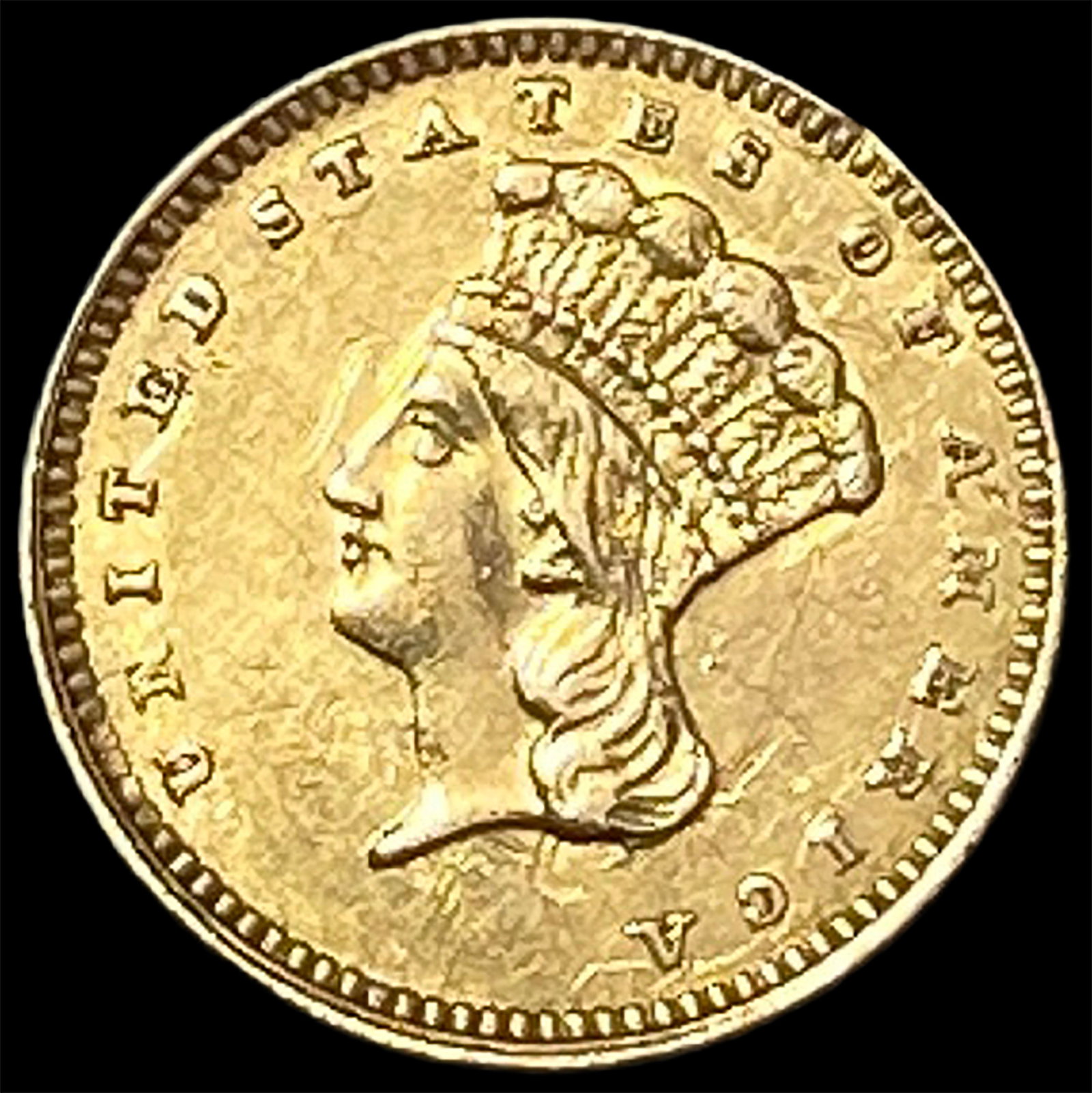 1862 Rare Gold Dollar: 1862 Rare Gold Dollar