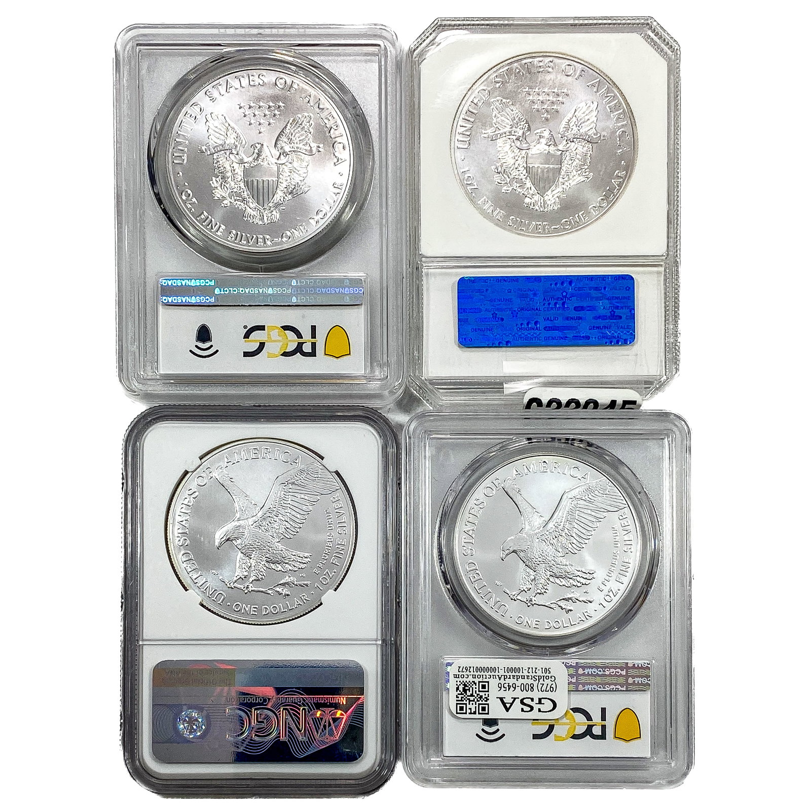 [4] 2014-2024 Silver Eagle PCI/PCGS/NGC MS70 - 2