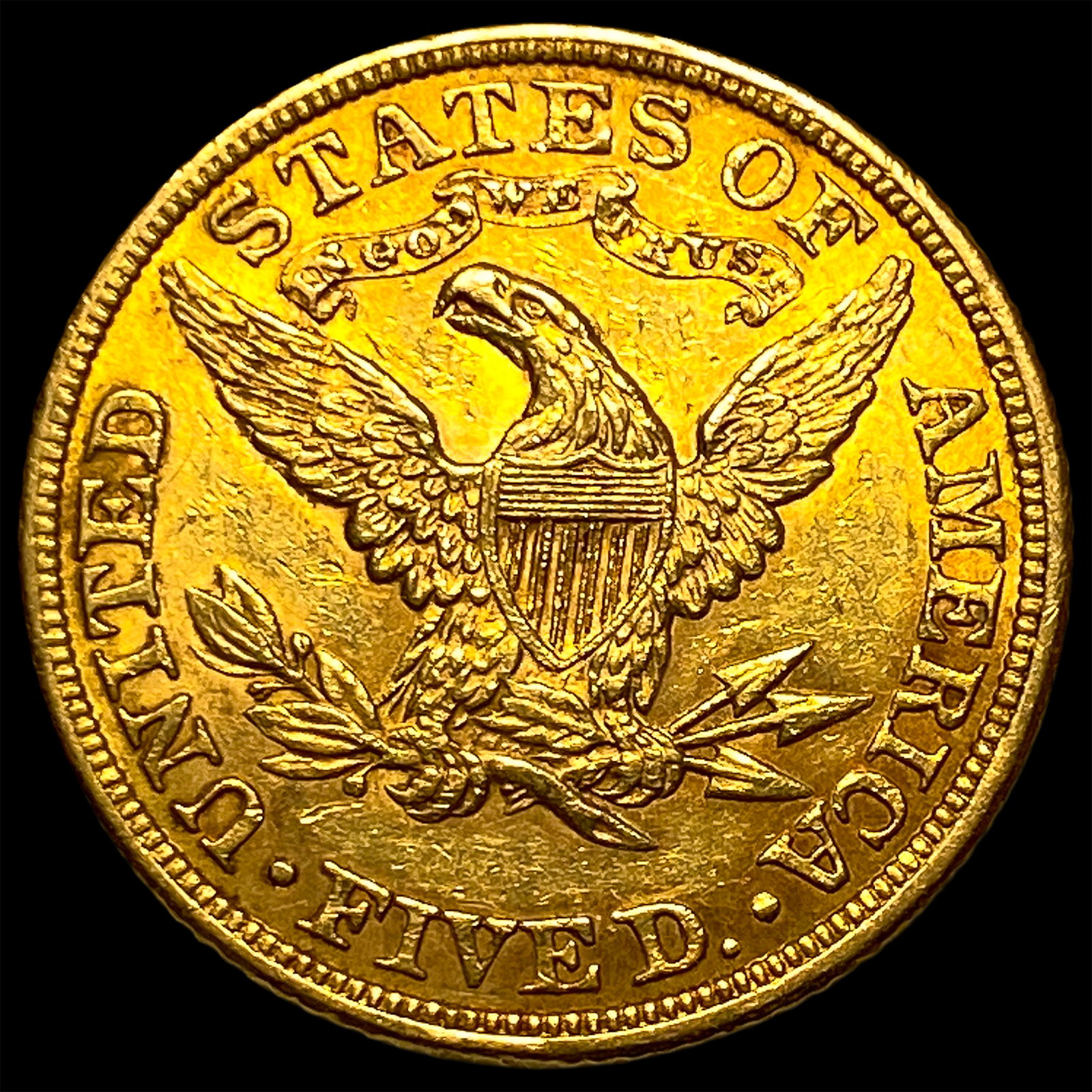 1882 $5 Gold Half Eagle - 2