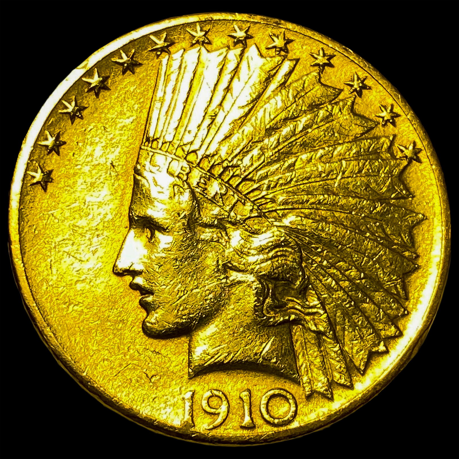 1910-S $10 Gold Eagle (1 of 2)