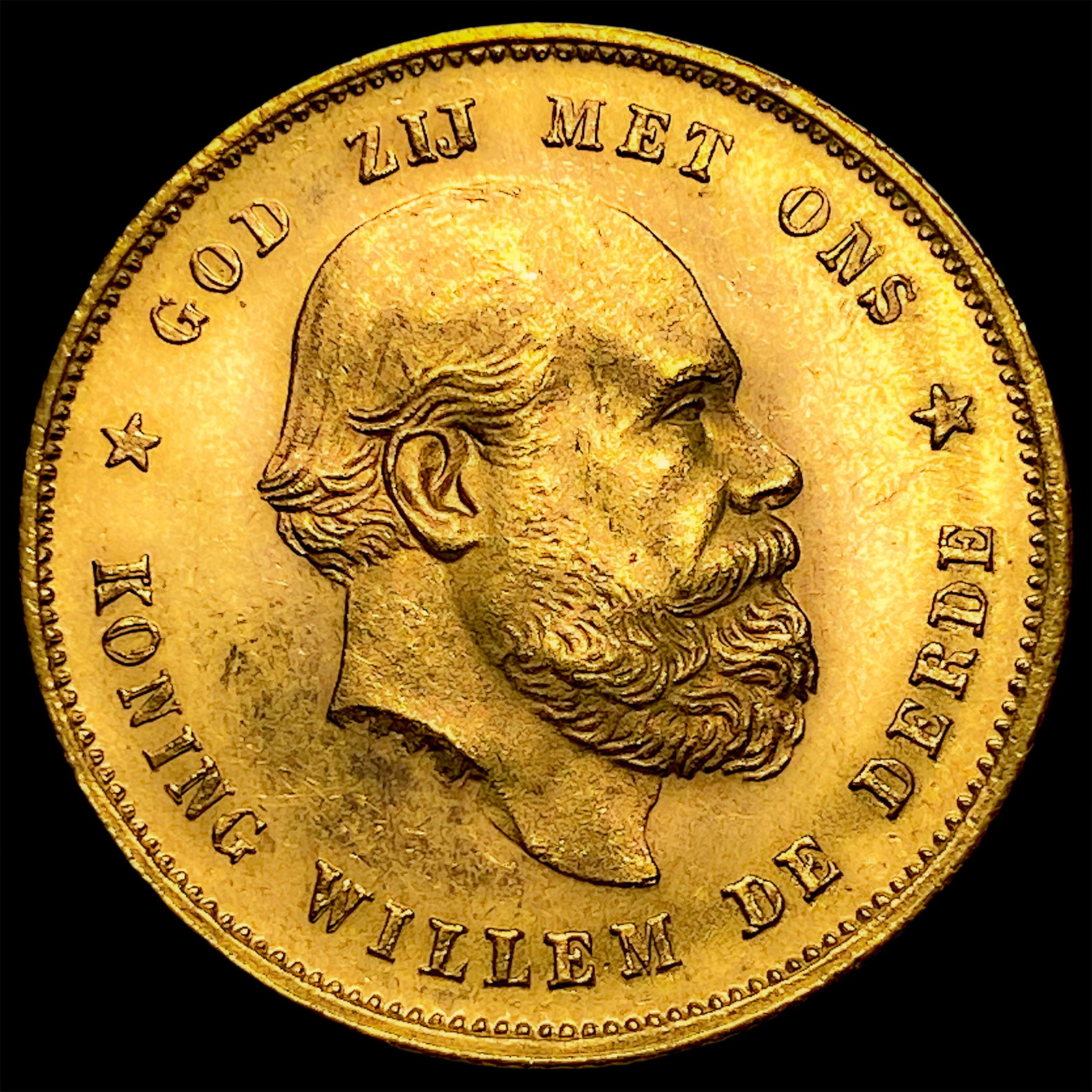 1877 Netherlands Gold 10 Gulden (1 of 2)
