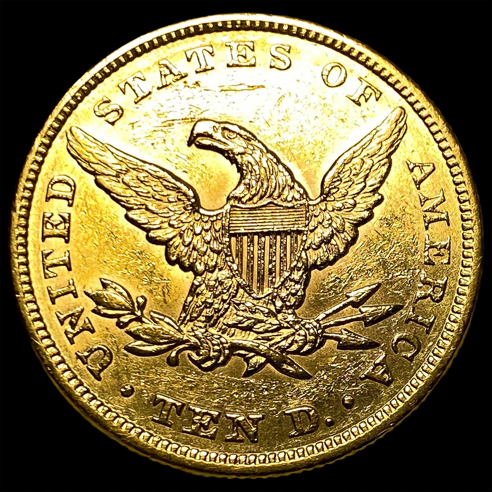 1861 $10 Gold Eagle - 2