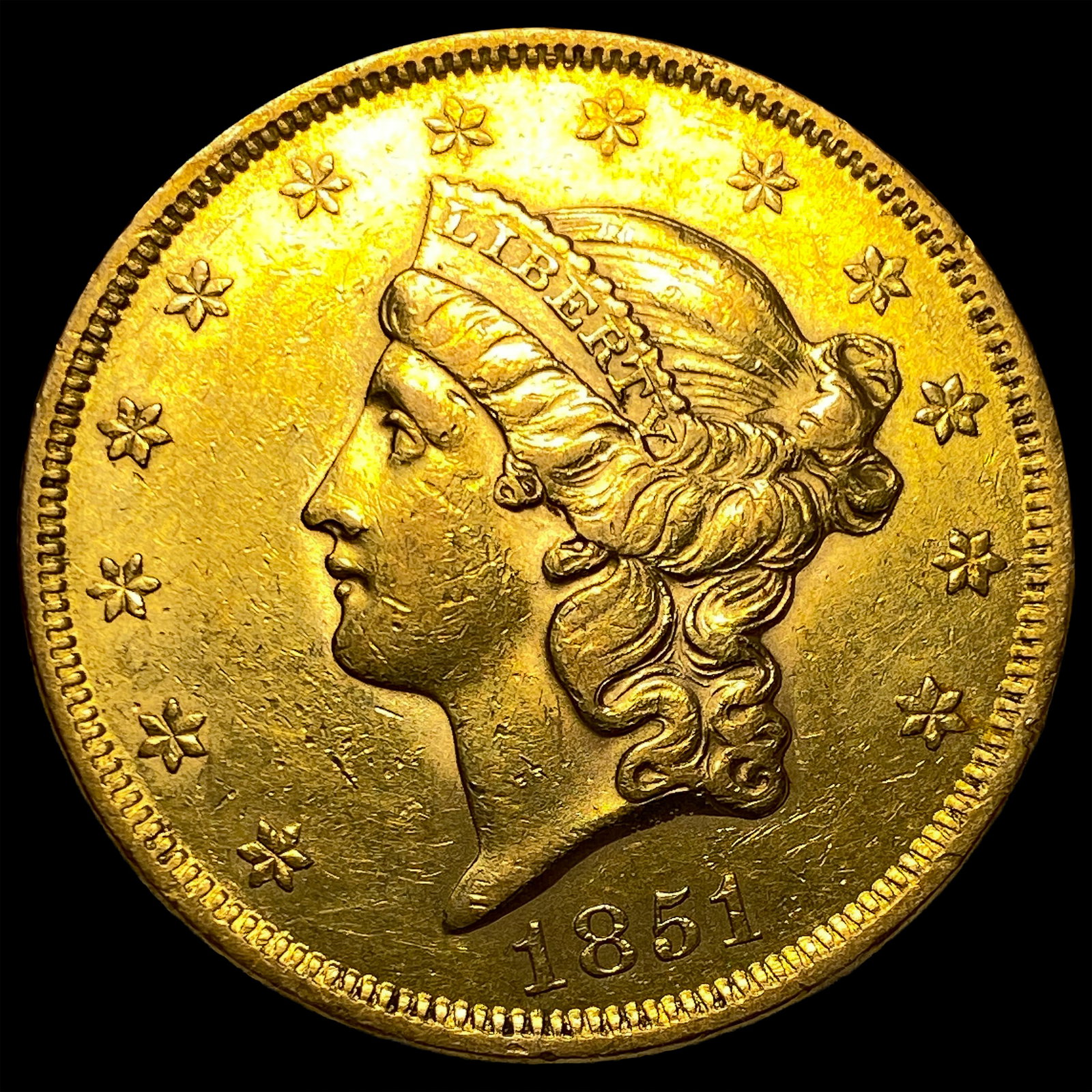 1851 $20 Gold Double Eagle: 1851 $20 Gold Double Eagle