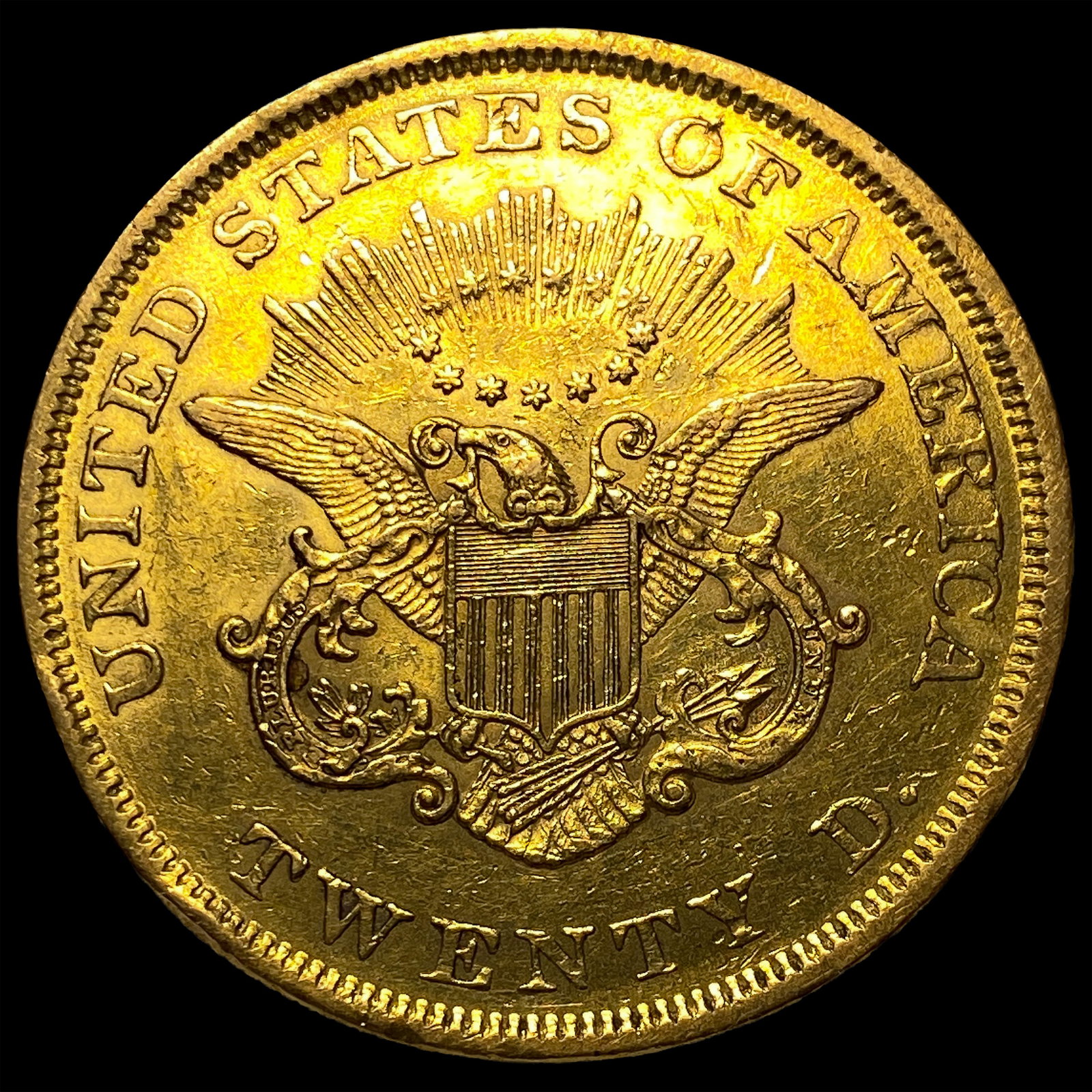 1851 $20 Gold Double Eagle - 2