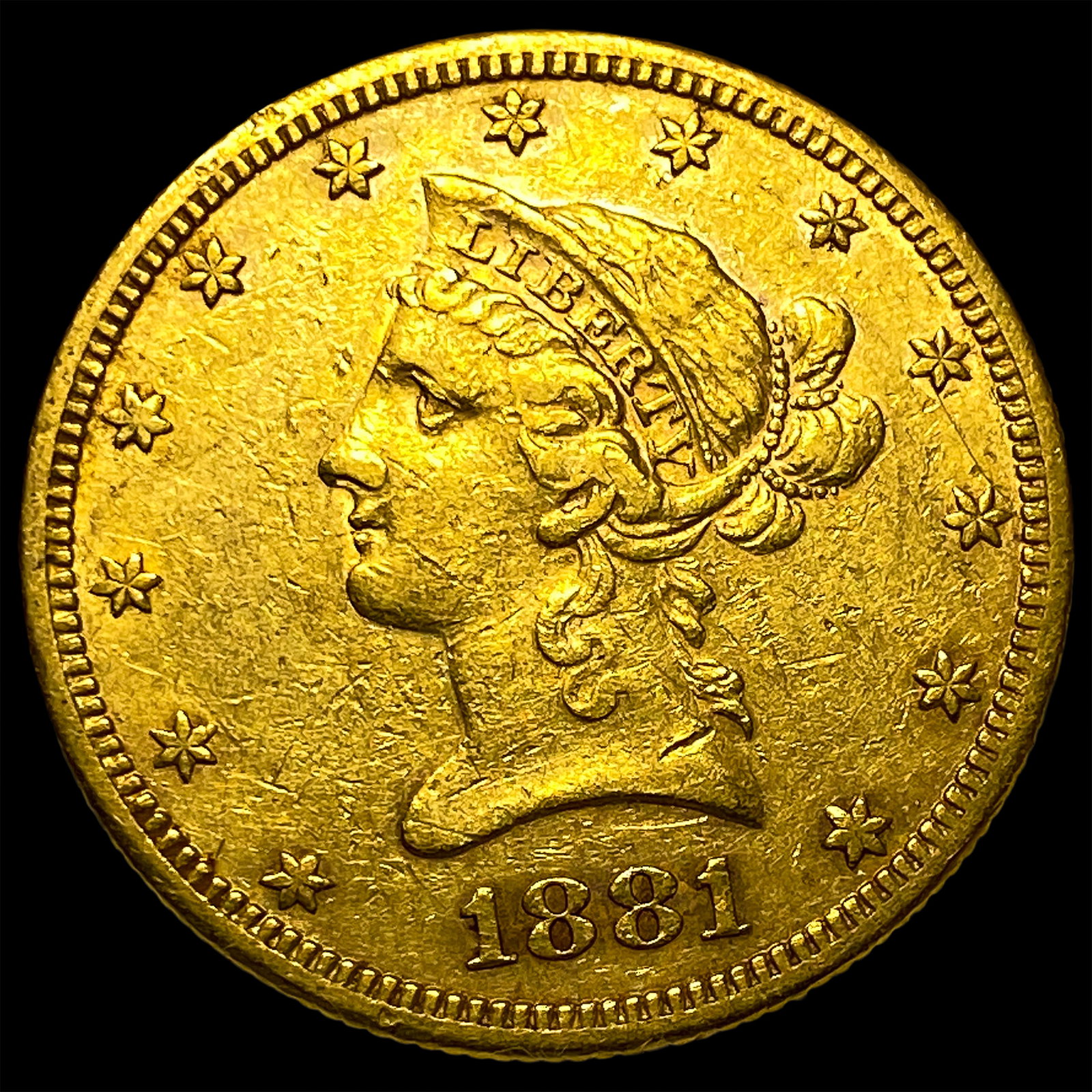 1881-S $10 Gold Eagle: 1881-S $10 Gold Eagle