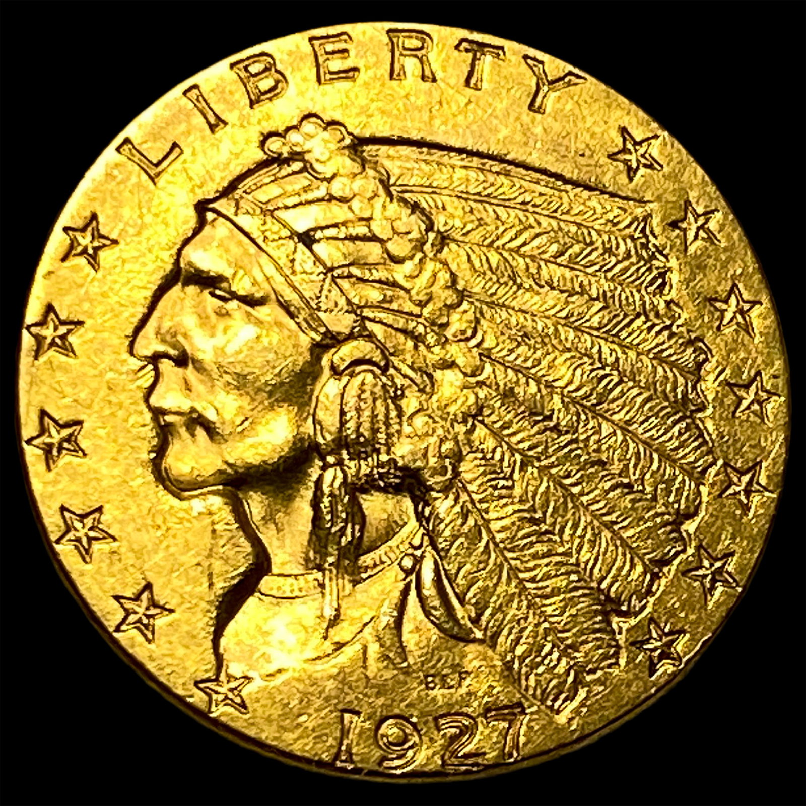1927 $2.50 Gold Quarter Eagle: 1927 $2.50 Gold Quarter Eagle