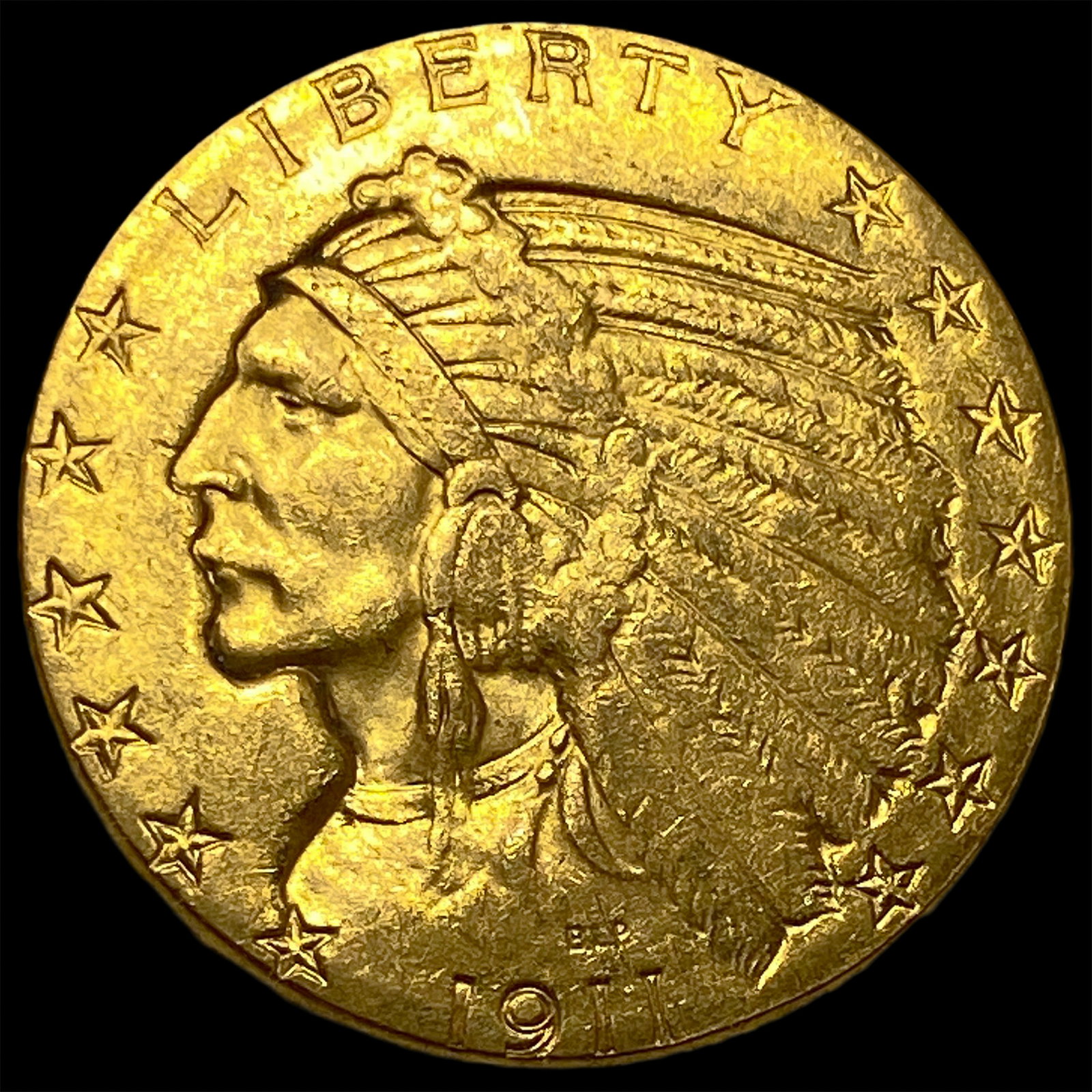 1911 $5 Gold Half Eagle: 1911 $5 Gold Half Eagle