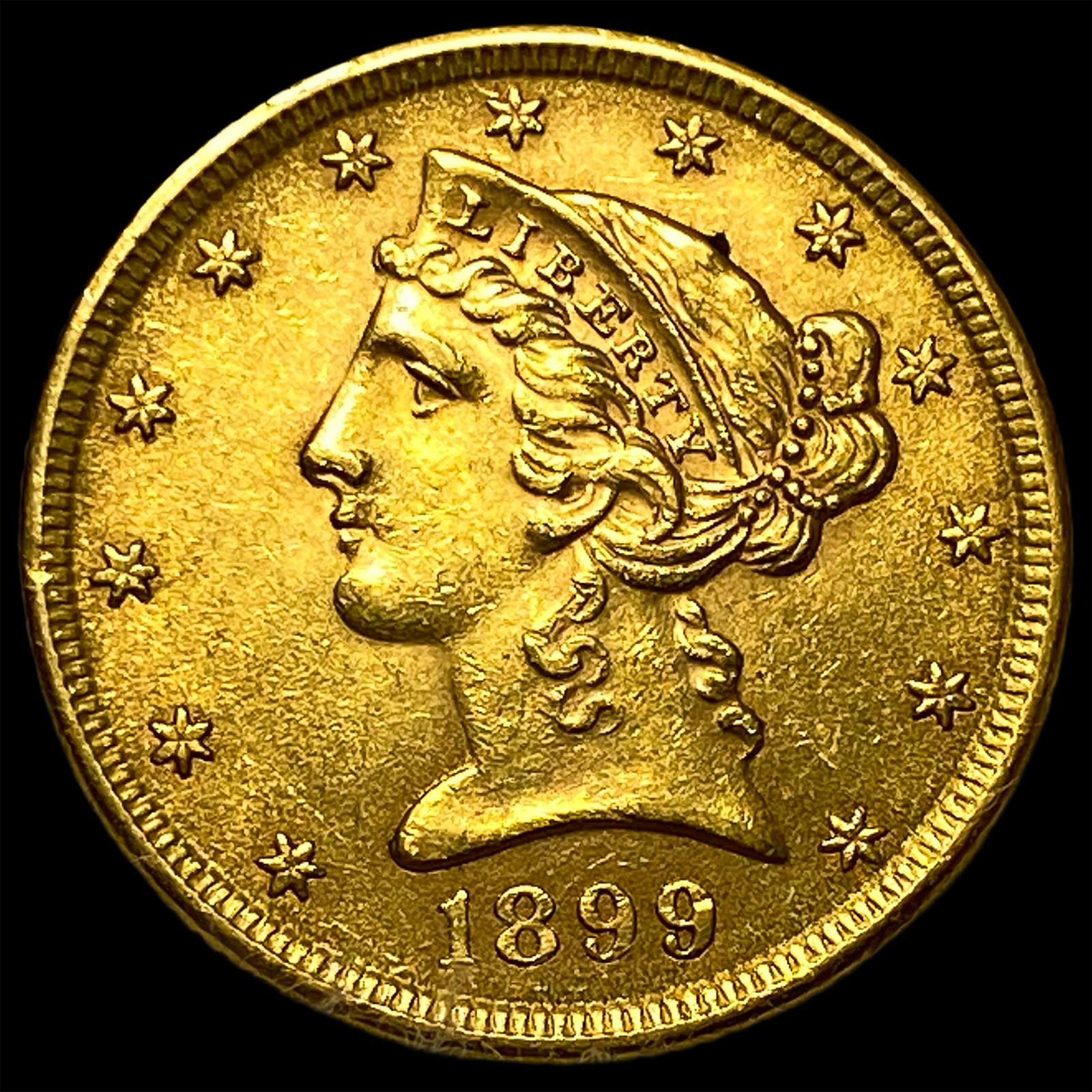 1899 $5 Gold Half Eagle (1 of 2)