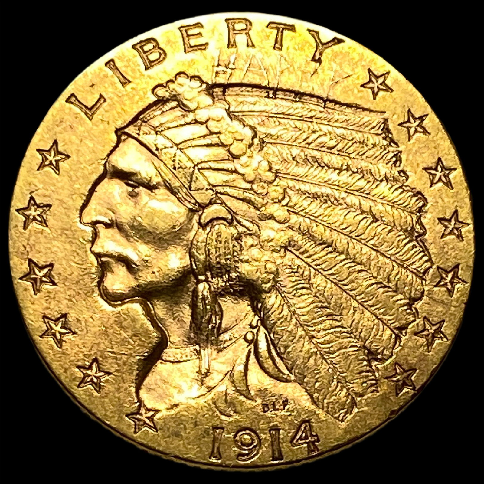 1914-D $2.50 Gold Quarter Eagle: 1914-D $2.50 Gold Quarter Eagle