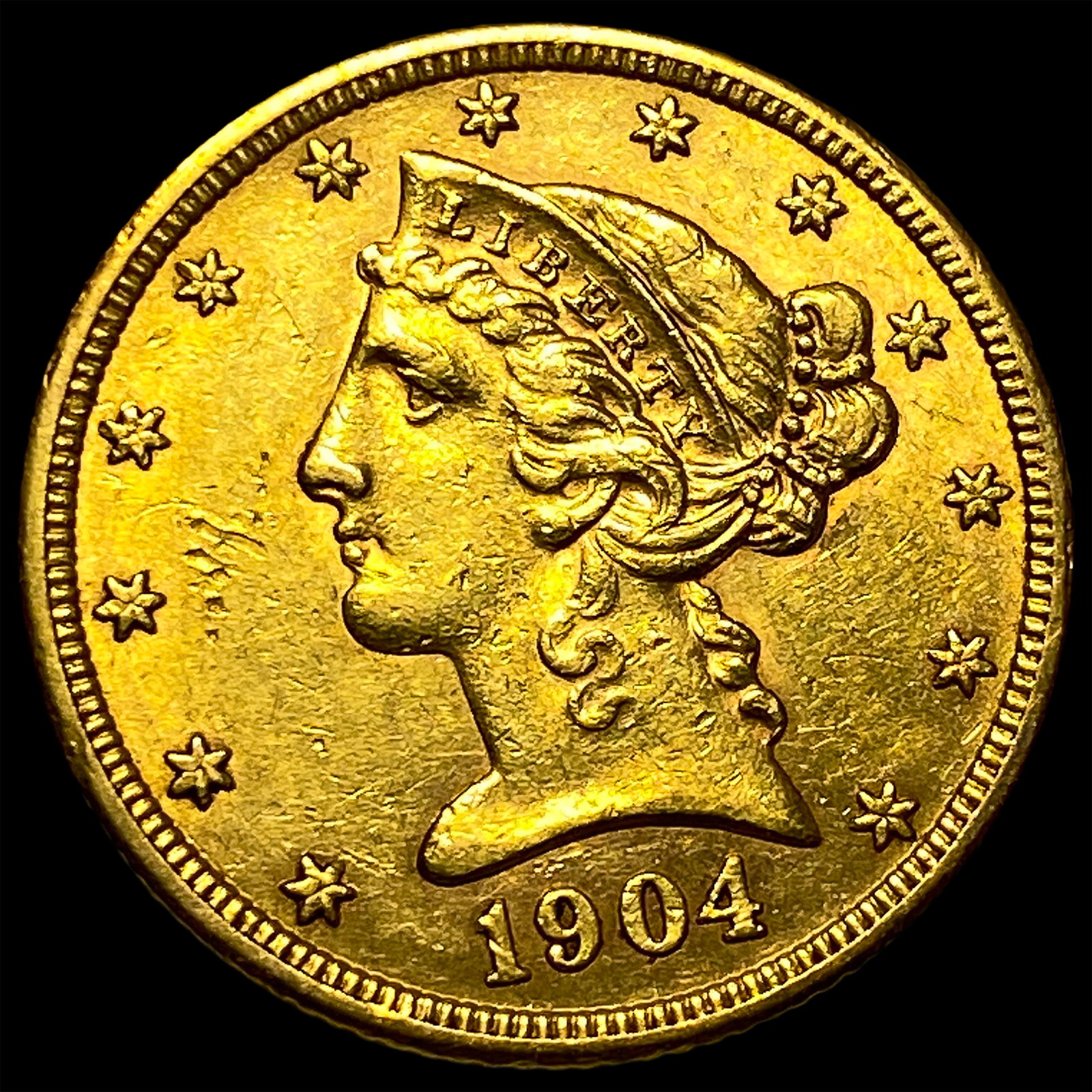 1904-S $5 Gold Half Eagle: 1904-S $5 Gold Half Eagle