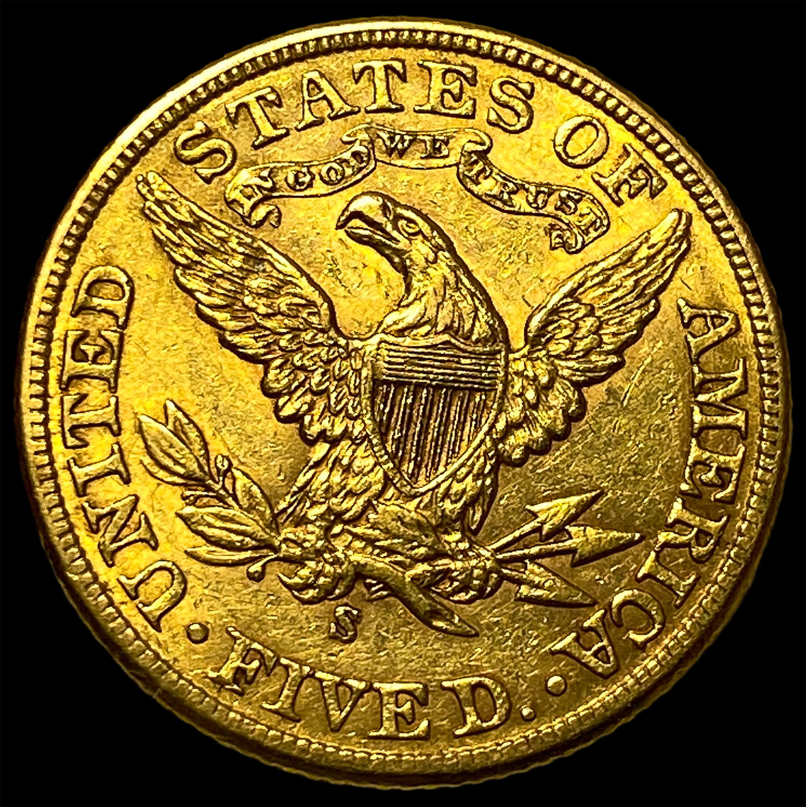 1904-S $5 Gold Half Eagle - 2