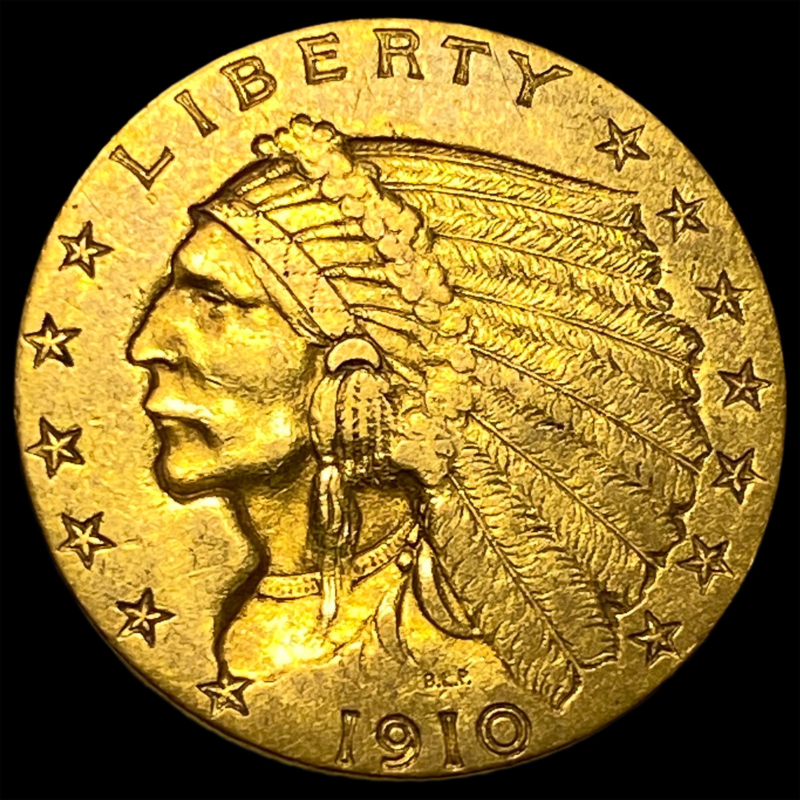 1910 $2.50 Gold Quarter Eagle (1 of 2)