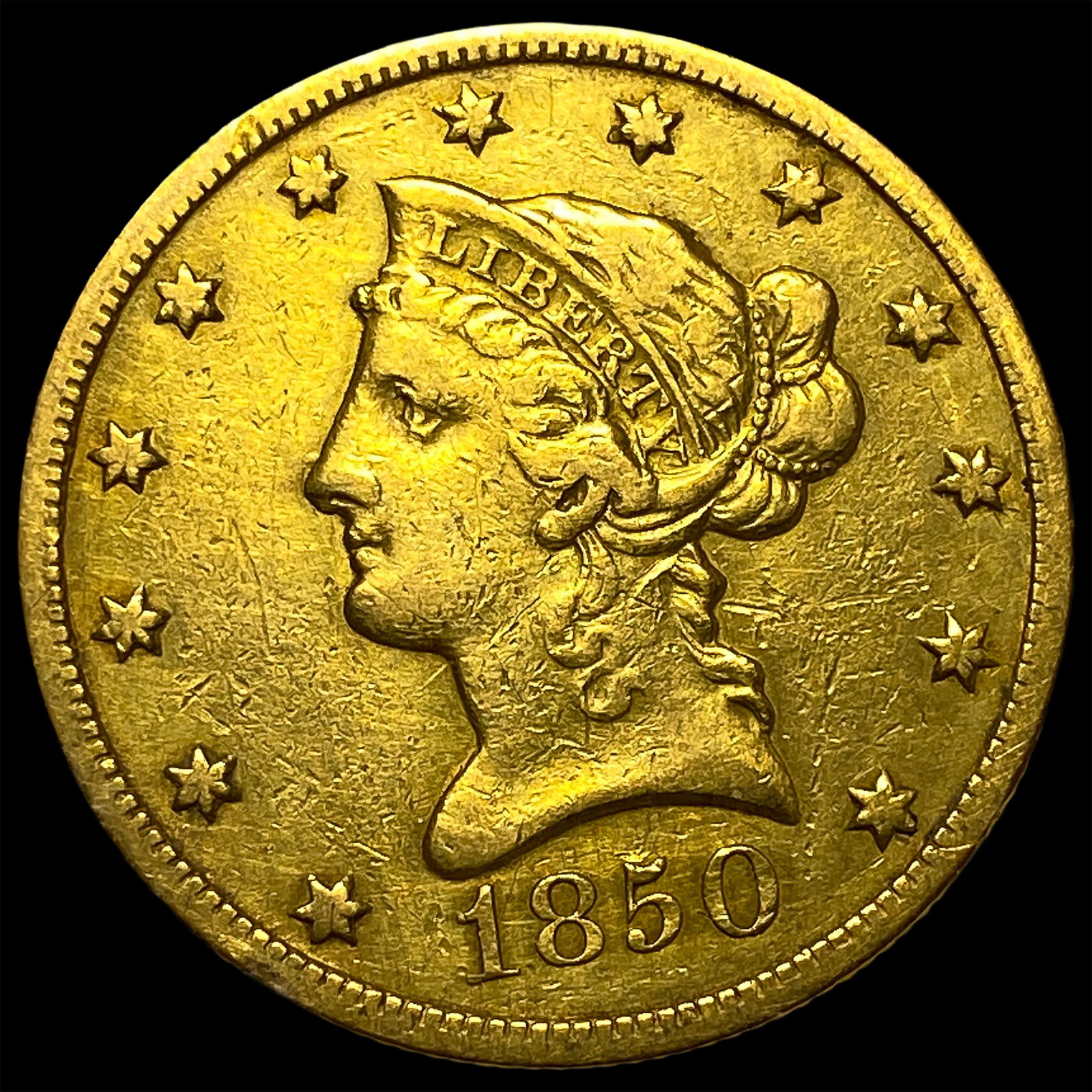 1850-O $10 Gold Eagle: 1850-O $10 Gold Eagle