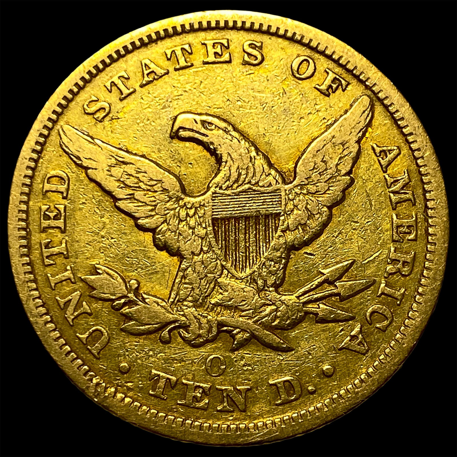 1850-O $10 Gold Eagle - 2