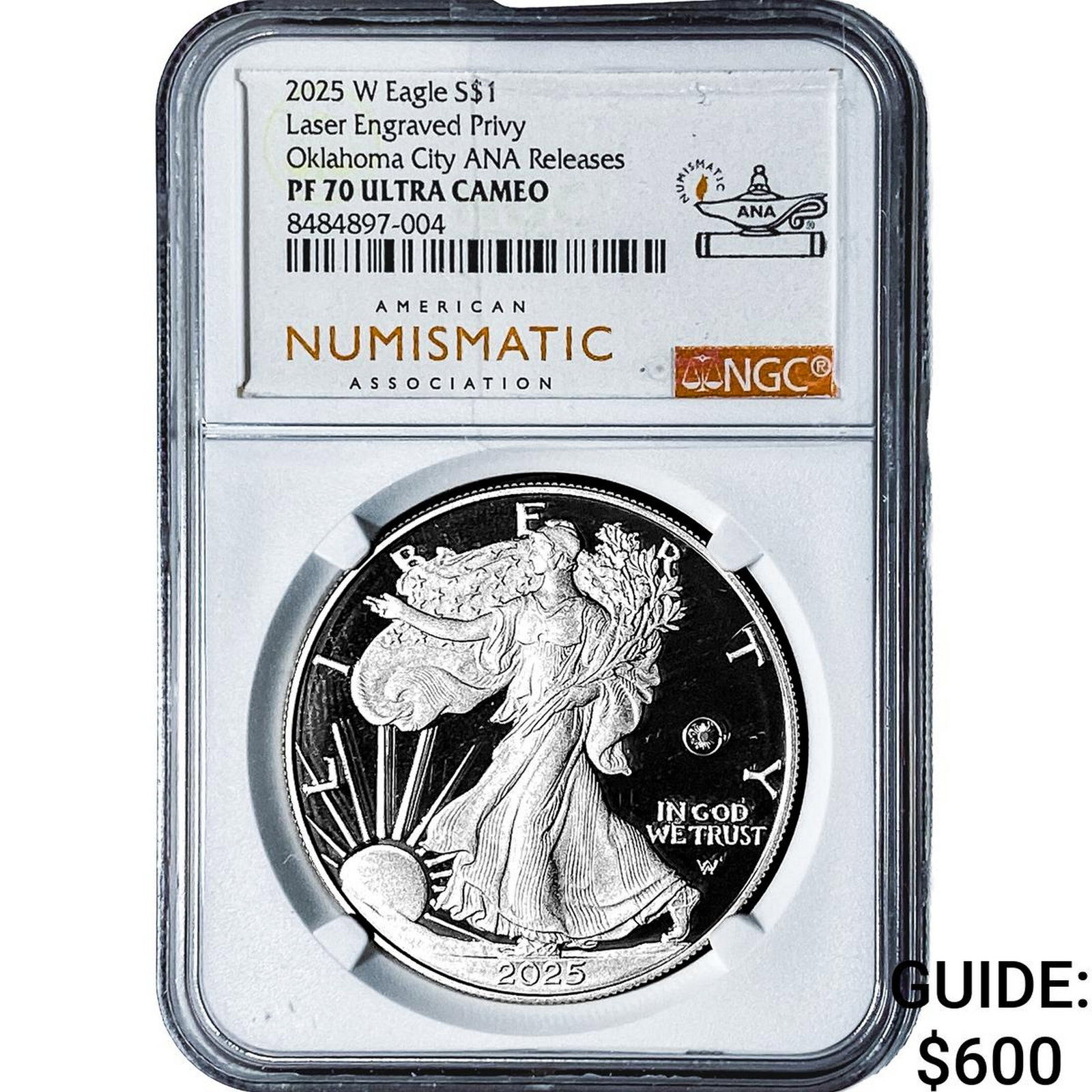 2025-W Silver Eagle NGC PF70 ANA Ultra Cameo (1 of 2)