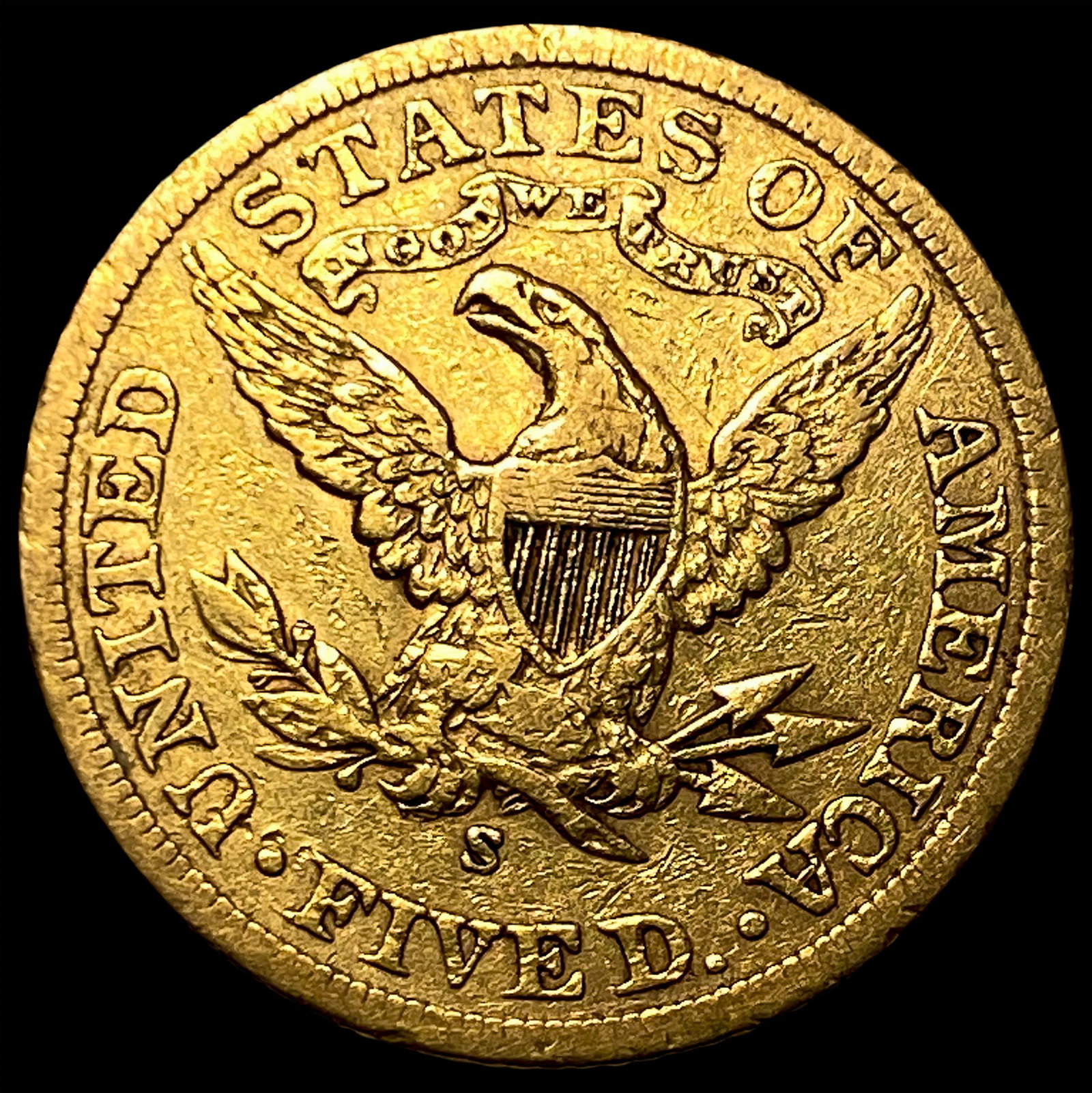 1905-S $5 Gold Half Eagle - 2