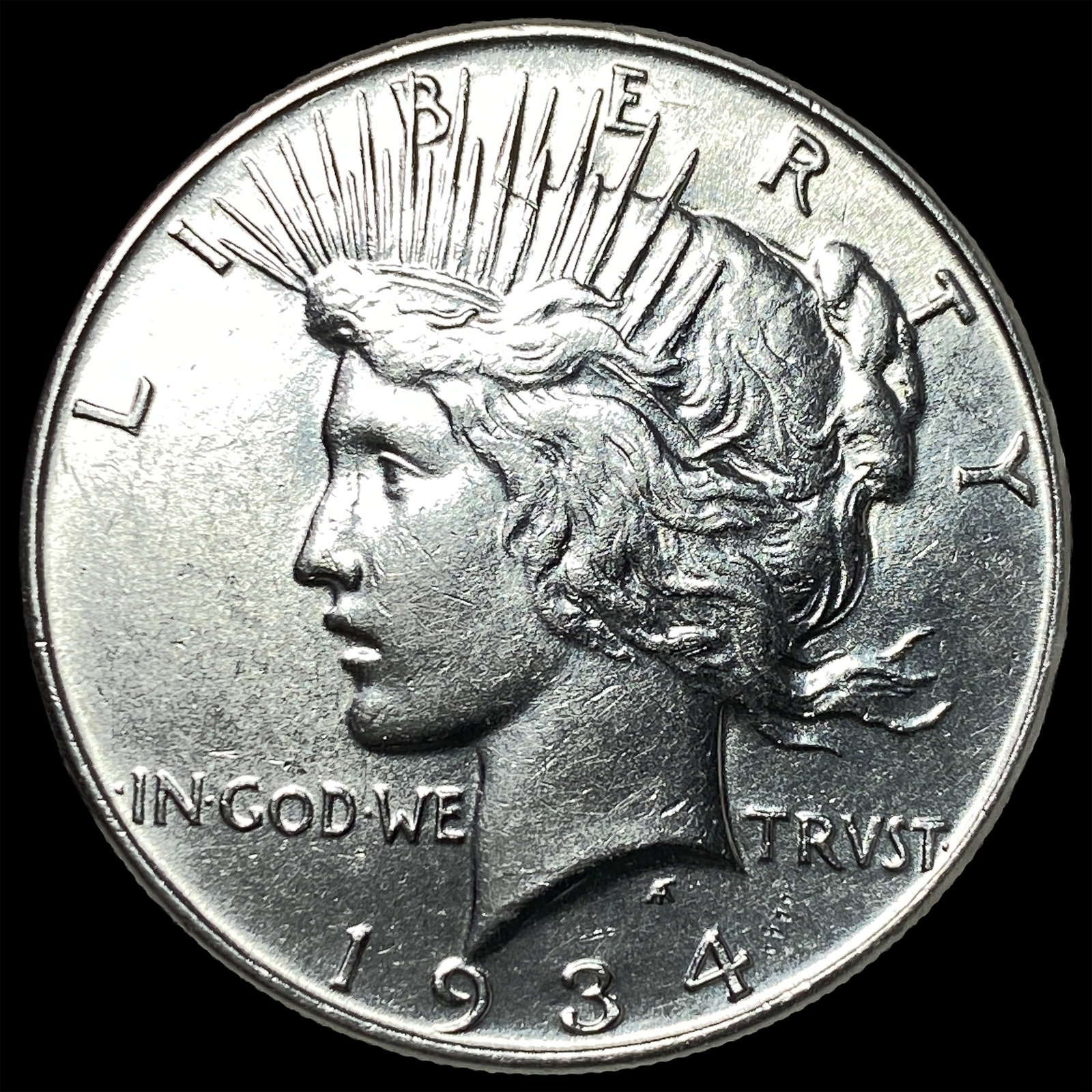 1934 Silver Peace Dollar CHOICE BU: 1934 Silver Peace Dollar CHOICE BU