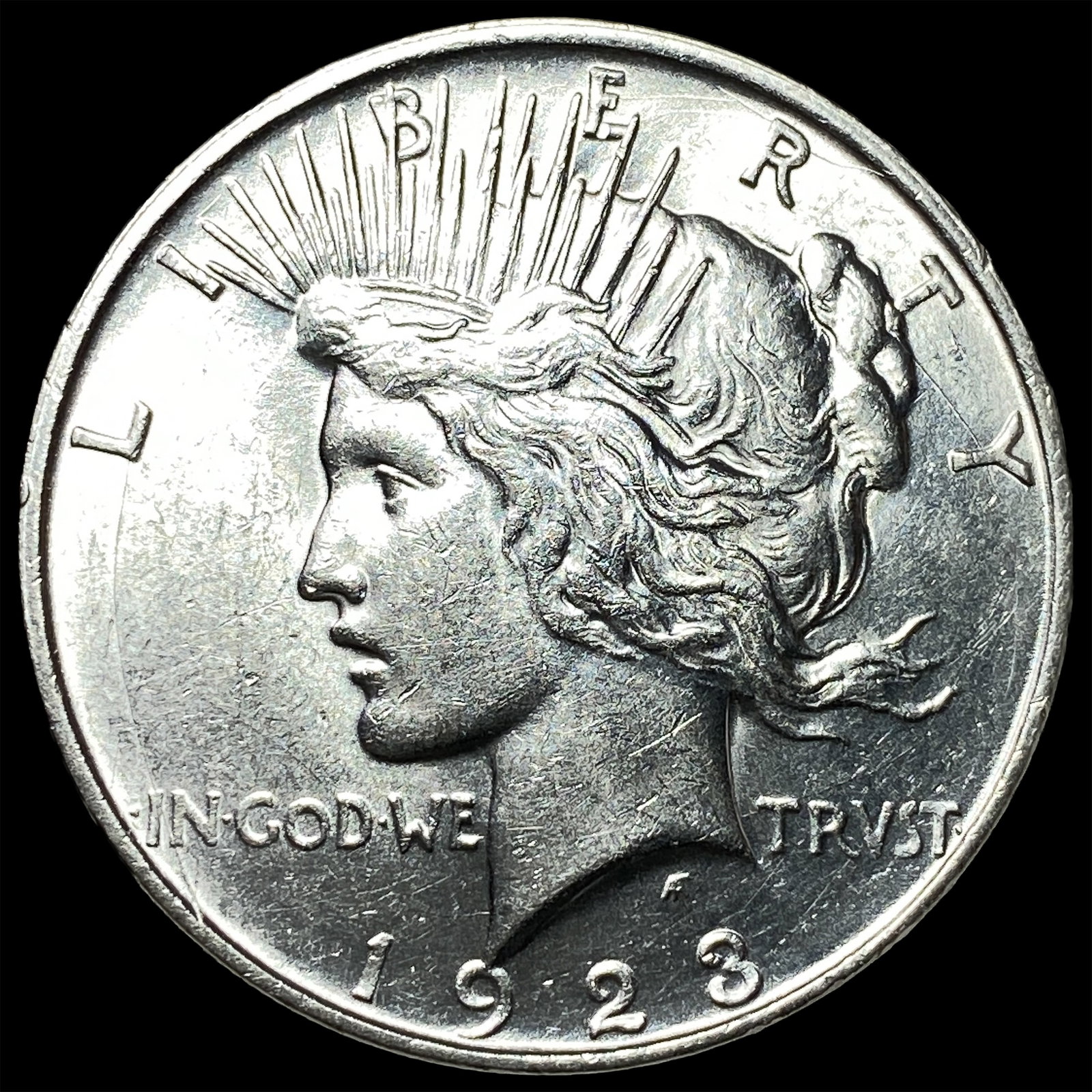 1923-S Silver Peace Dollar GEM BU: 1923-S Silver Peace Dollar GEM BU