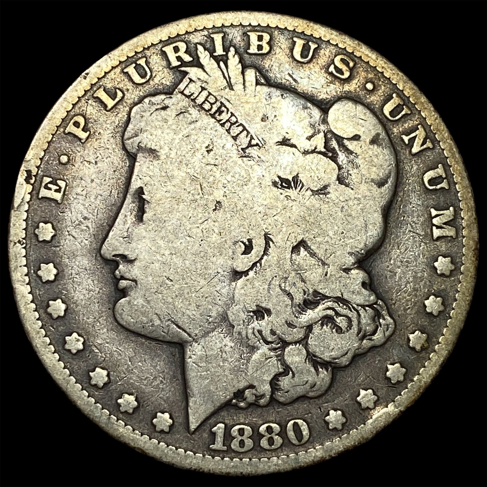 1880-O Silver Morgan Dollar LIGHTLY CIRCULATED: 1880-O Silver Morgan Dollar LIGHTLY CIRCULATED