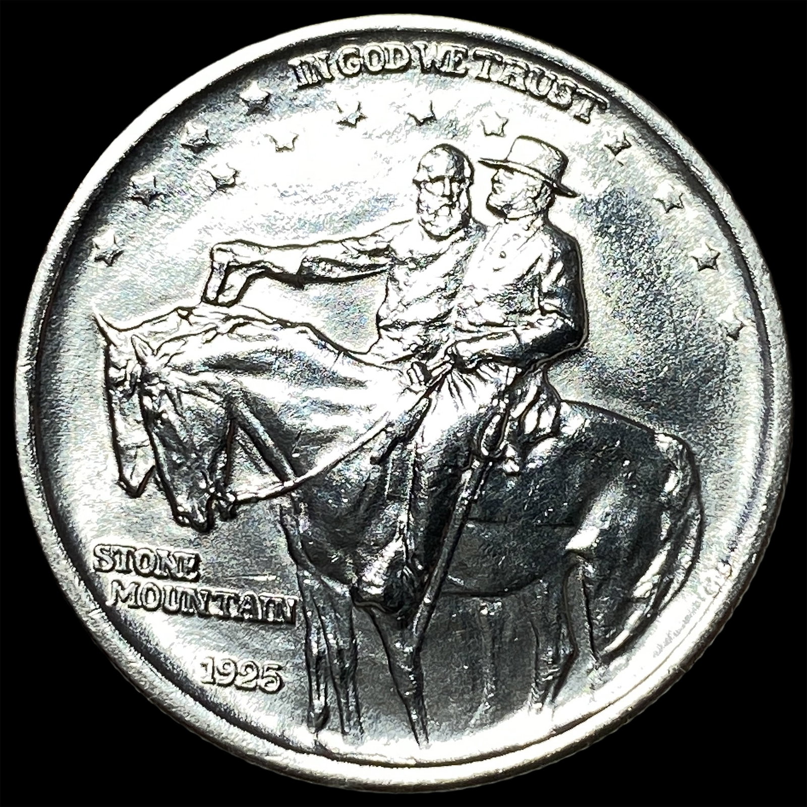 1925 Silver Half Dollar Stone Mountain GEM BU: 1925 Silver Half Dollar Stone Mountain GEM BU