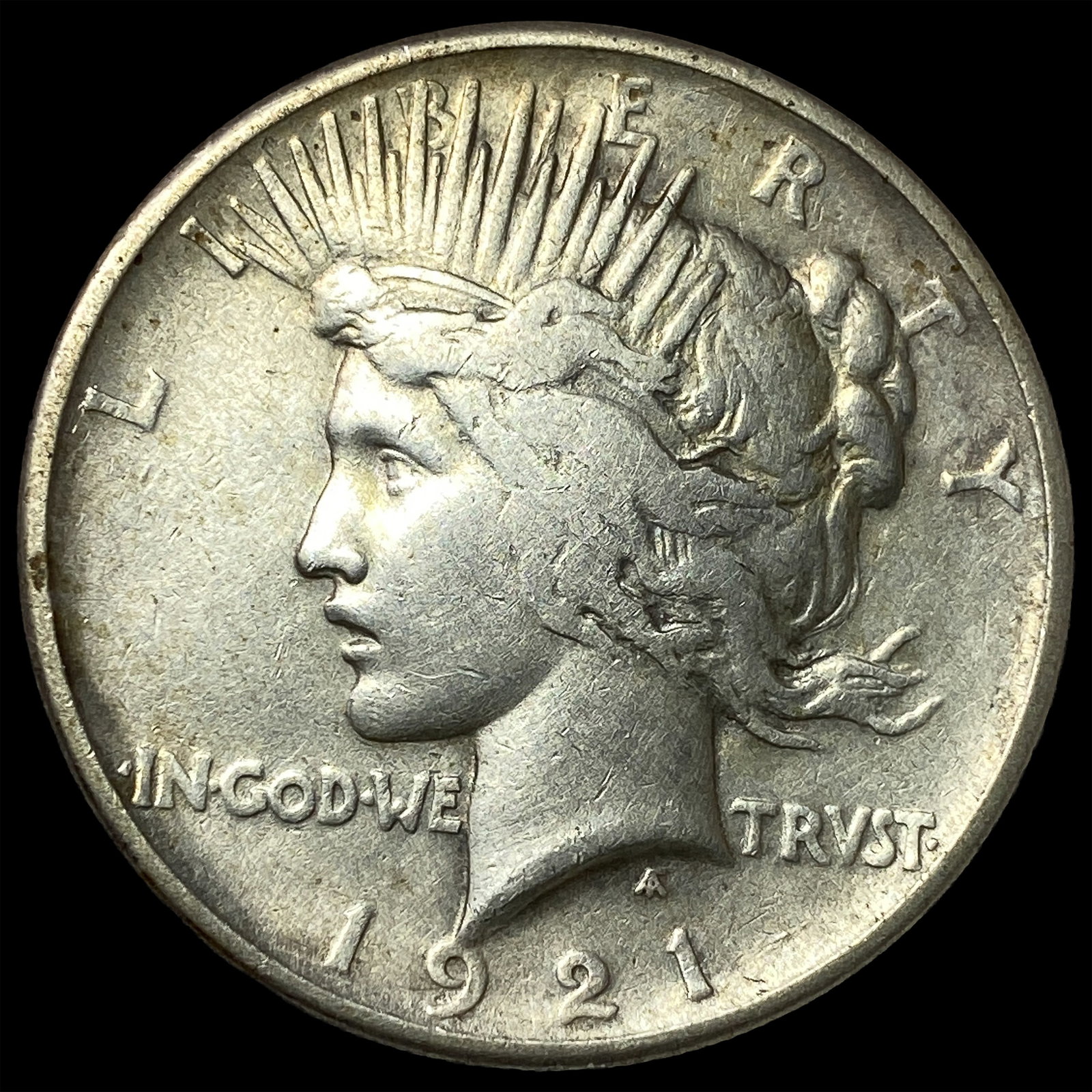1921 Silver Peace Dollar NEARLY UNCIRCULATED: 1921 Silver Peace Dollar NEARLY UNCIRCULATED