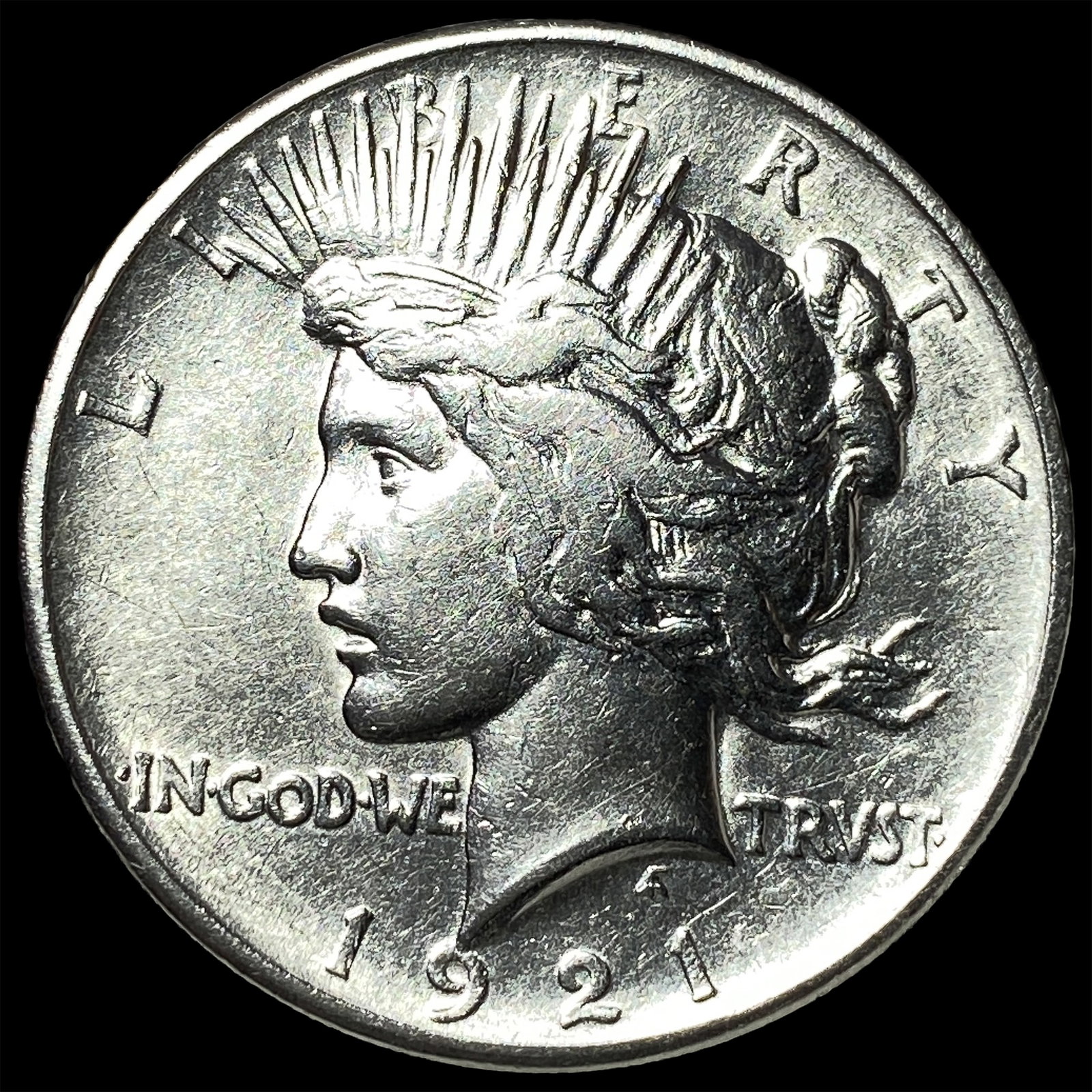 1921 Silver Peace Dollar CLOSELY UNCIRCULATED: 1921 Silver Peace Dollar CLOSELY UNCIRCULATED