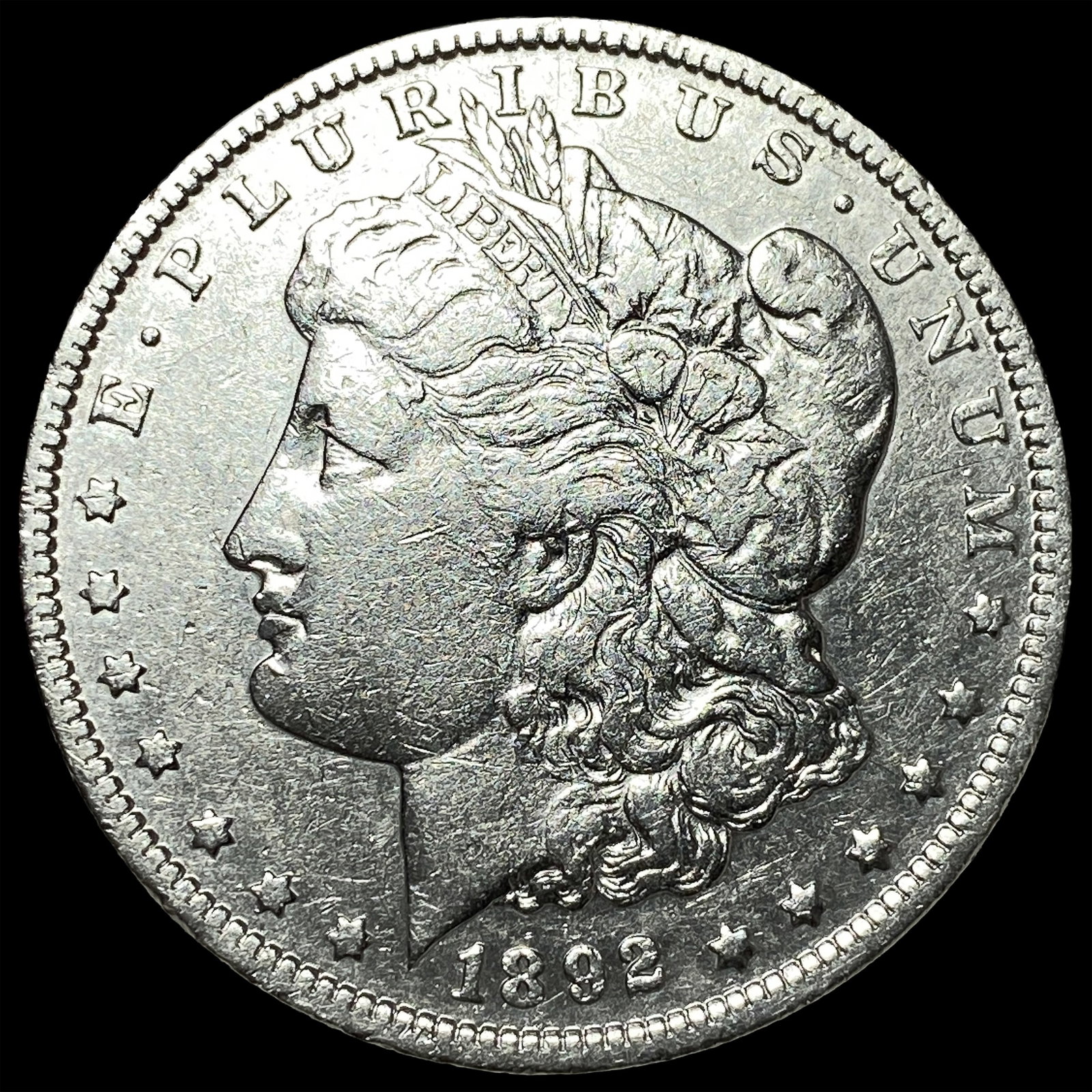 1892-O Silver Morgan Dollar NEARLY UNCIRCULATED: 1892-O Silver Morgan Dollar NEARLY UNCIRCULATED