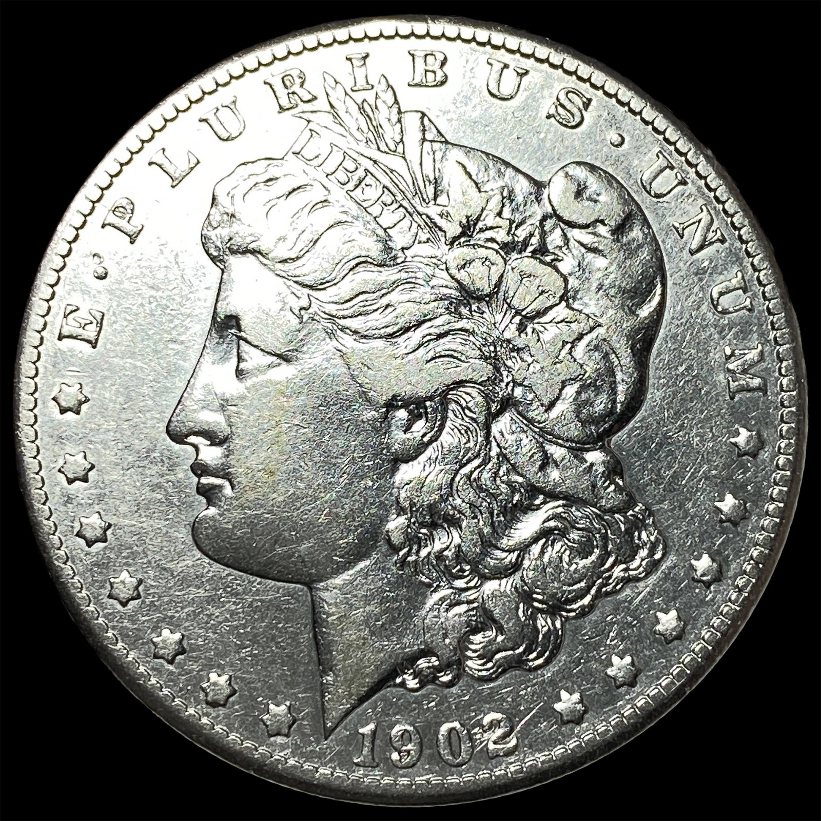 1902-S Silver Morgan Dollar CHOICE AU: 1902-S Silver Morgan Dollar CHOICE AU
