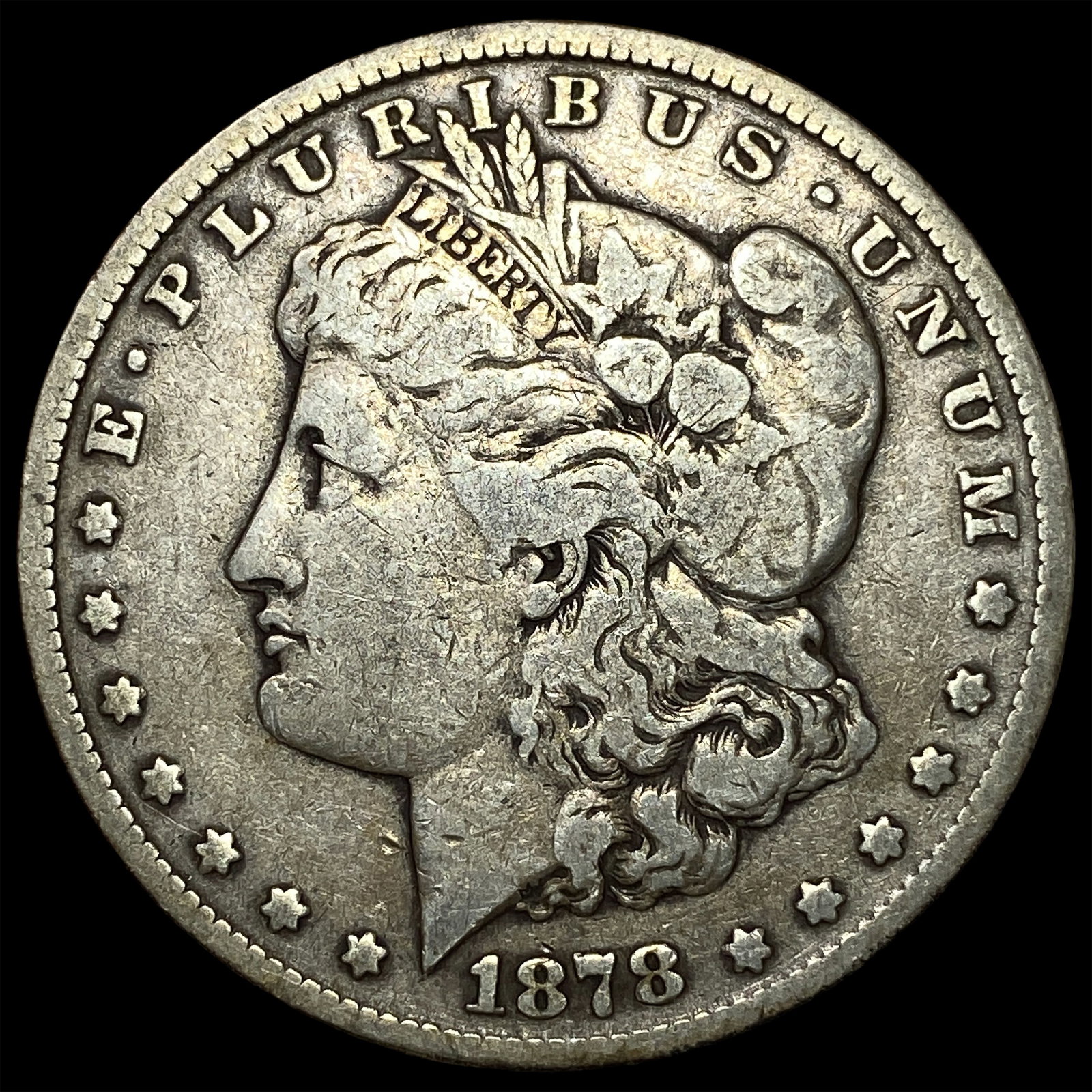 1878-CC Silver Morgan Dollar NEARLY UNCIRCULATED: 1878-CC Silver Morgan Dollar NEARLY UNCIRCULATED