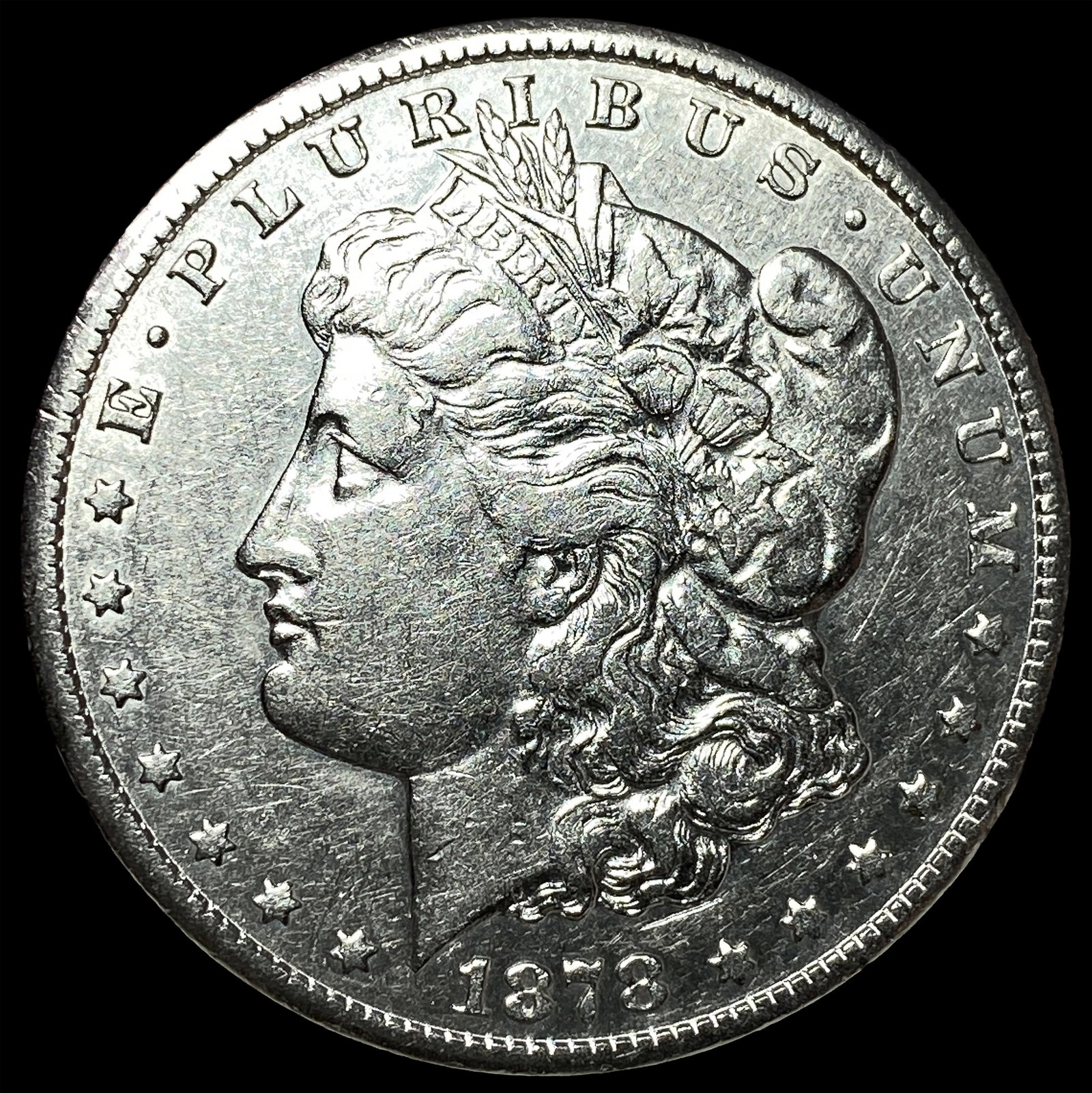 1878-S Silver Morgan Dollar CLOSELY UNCIRCULATED: 1878-S Silver Morgan Dollar CLOSELY UNCIRCULATED