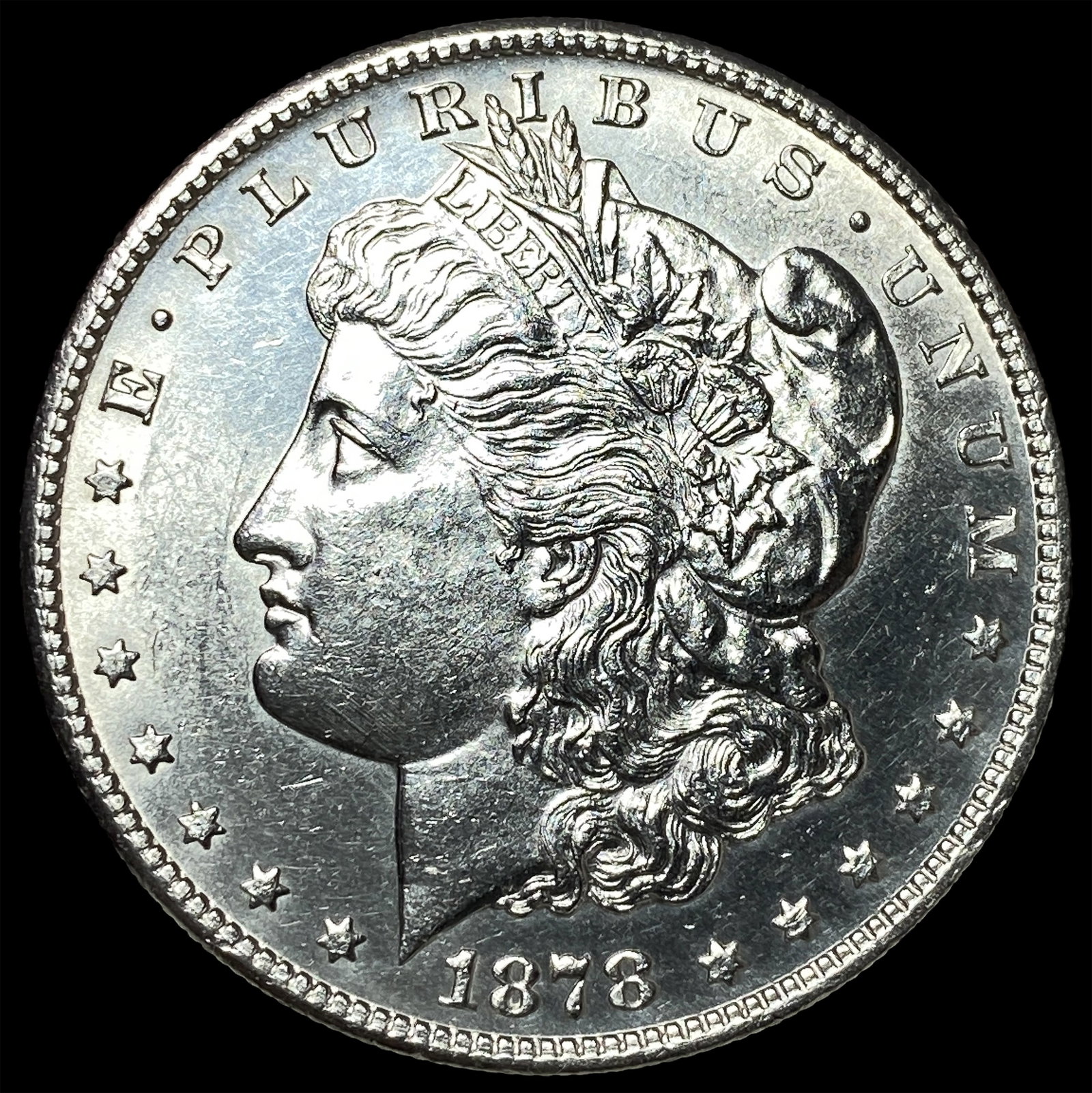 1878 Silver Morgan Dollar CHOICE BU: 1878 Silver Morgan Dollar CHOICE BU