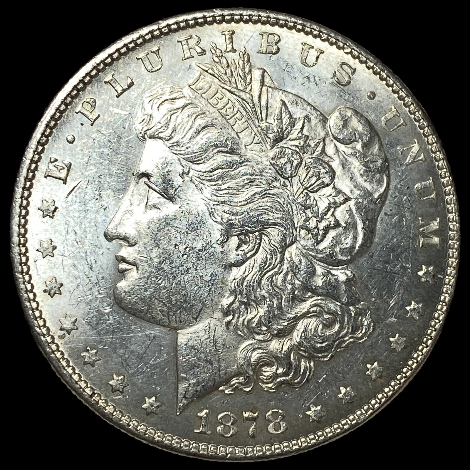1878-S Silver Morgan Dollar UNCIRCULATED: 1878-S Silver Morgan Dollar UNCIRCULATED