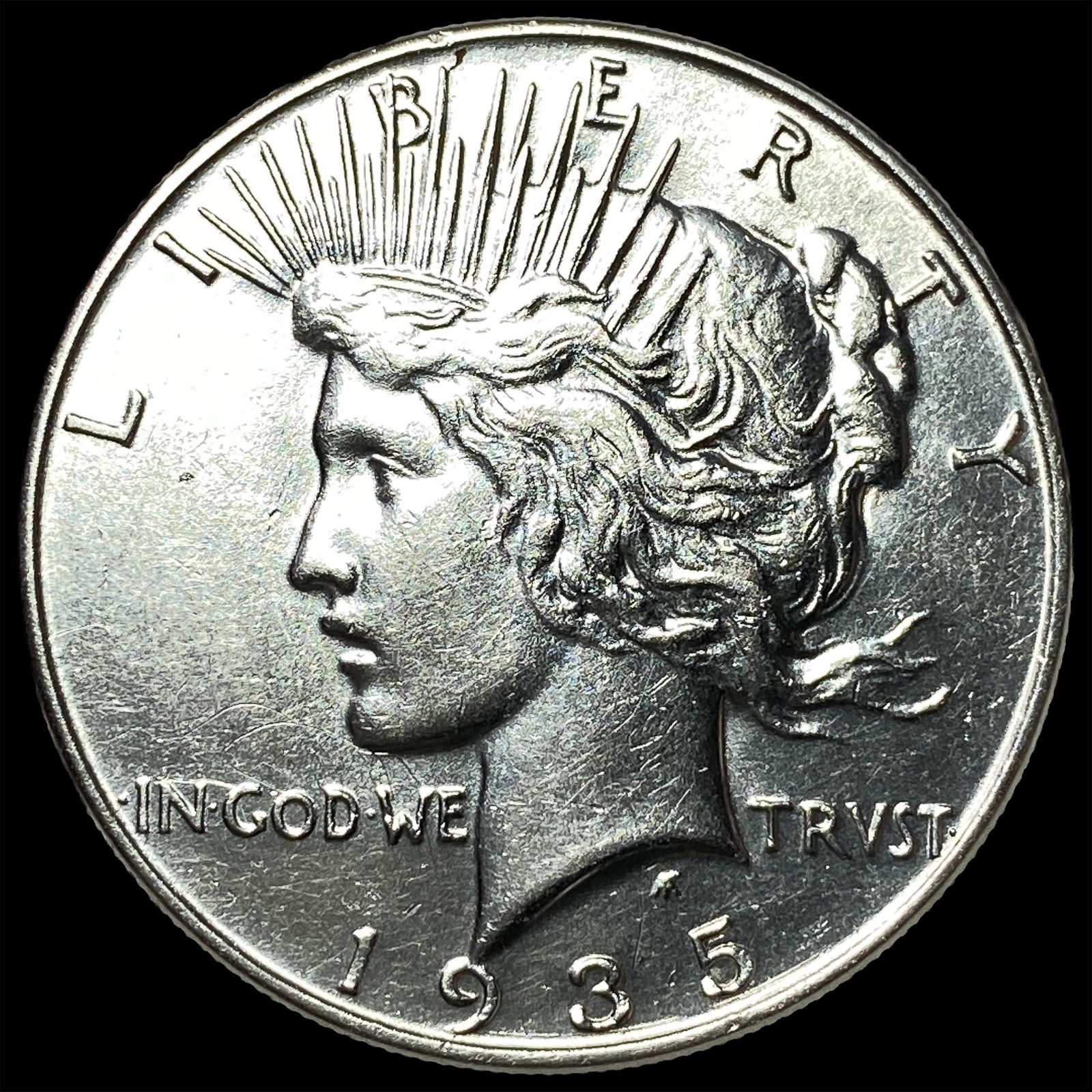 1935 Silver Peace Dollar CHOICE BU: 1935 Silver Peace Dollar CHOICE BU