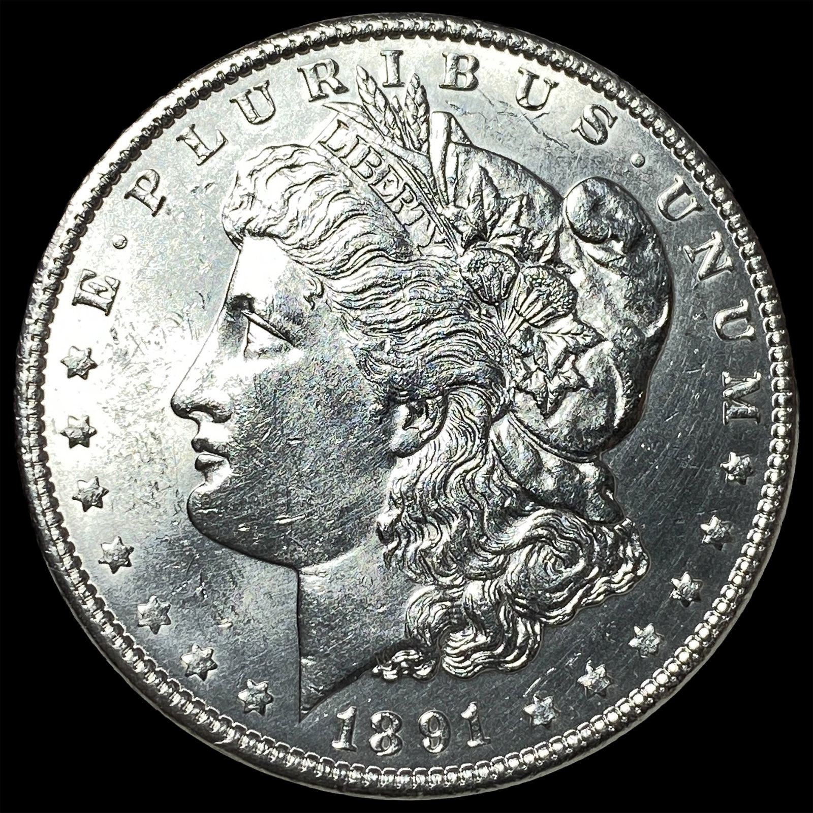 1891 Morgan Silver Dollar CHOICE BU: 1891 Morgan Silver Dollar CHOICE BU