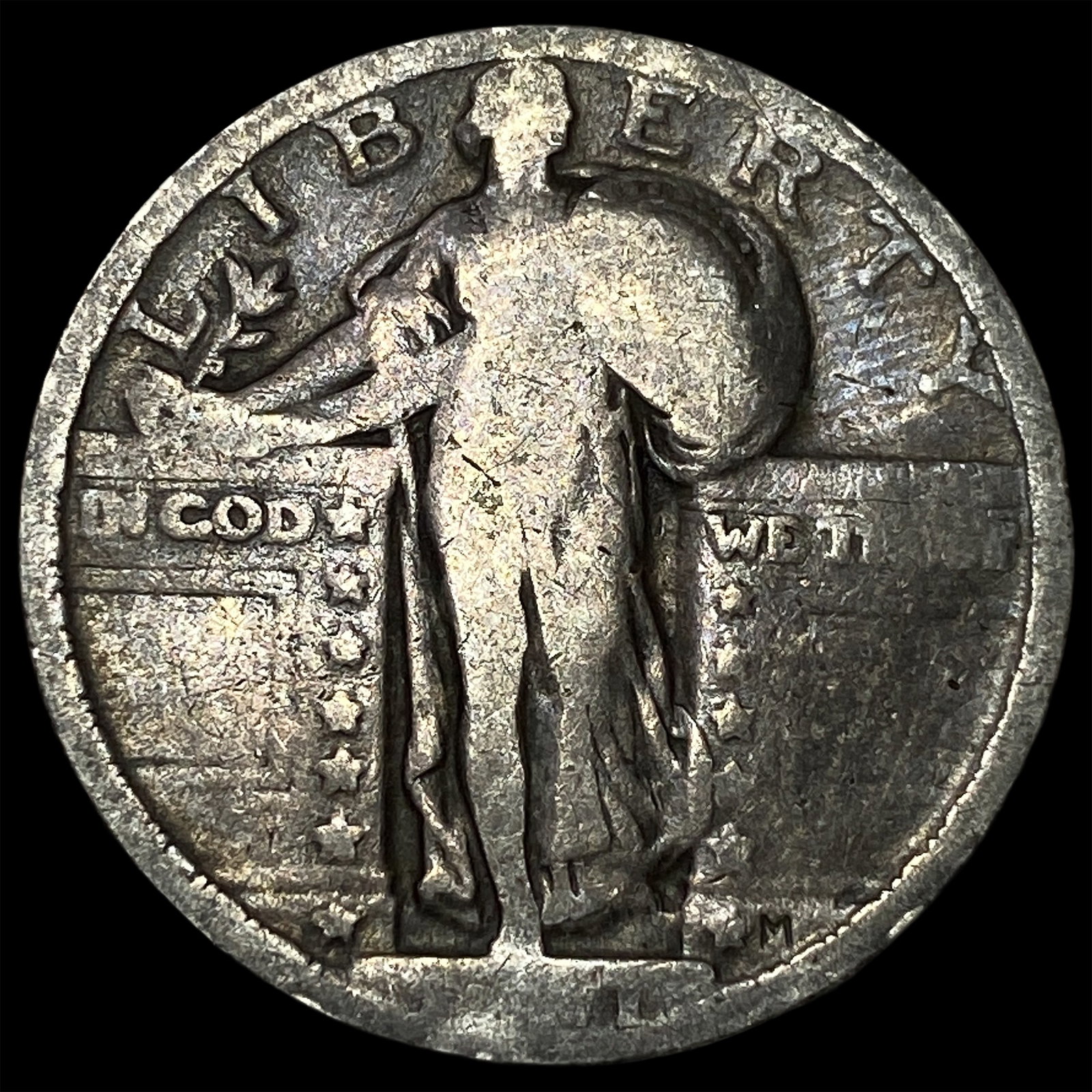 1925 Standing Liberty Quarter NICELY CIRCULATED: 1925 Standing Liberty Quarter NICELY CIRCULATED