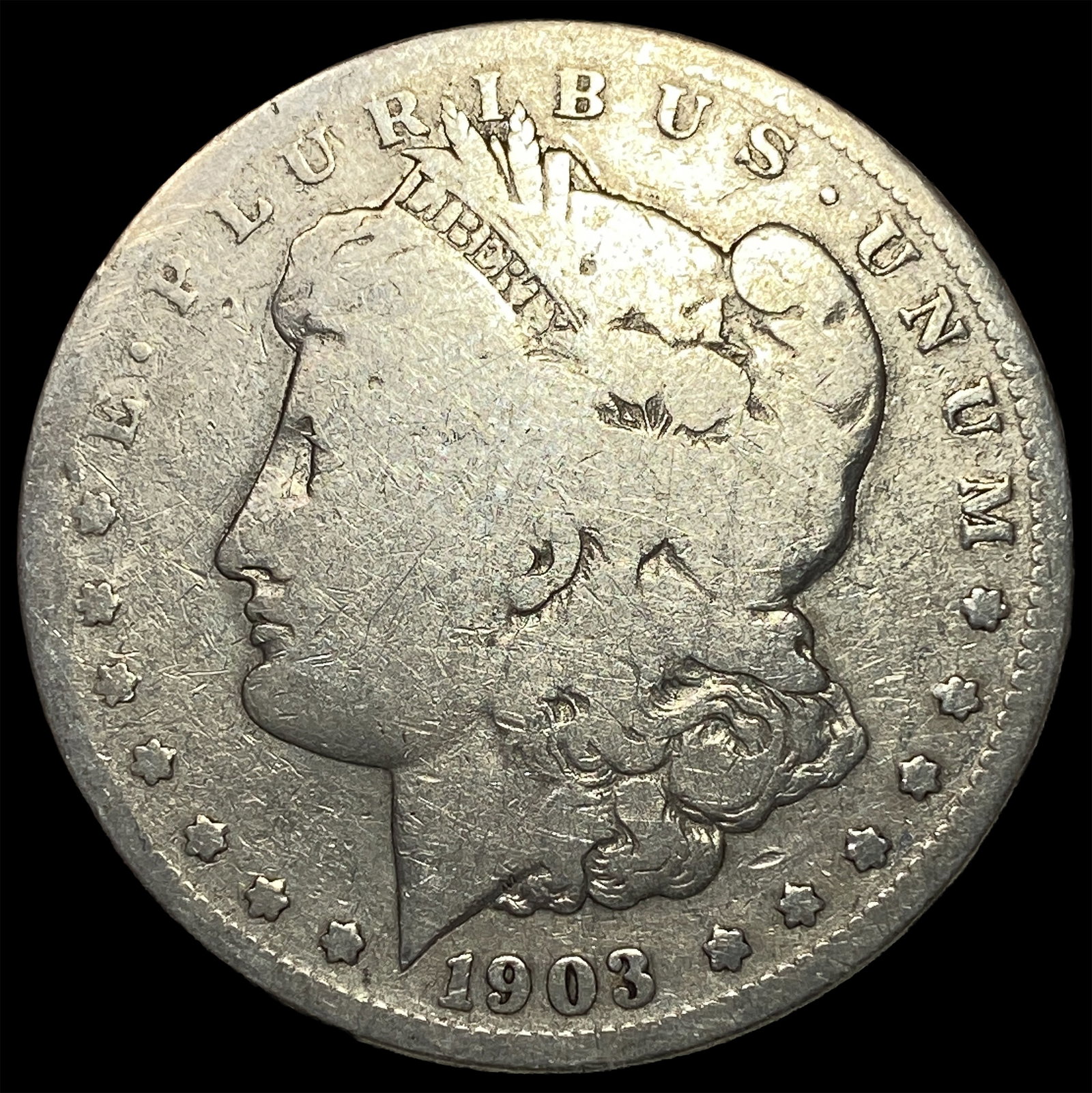 1903-S Silver Morgan Dollar LIGHTLY CIRCULATED: 1903-S Silver Morgan Dollar LIGHTLY CIRCULATED