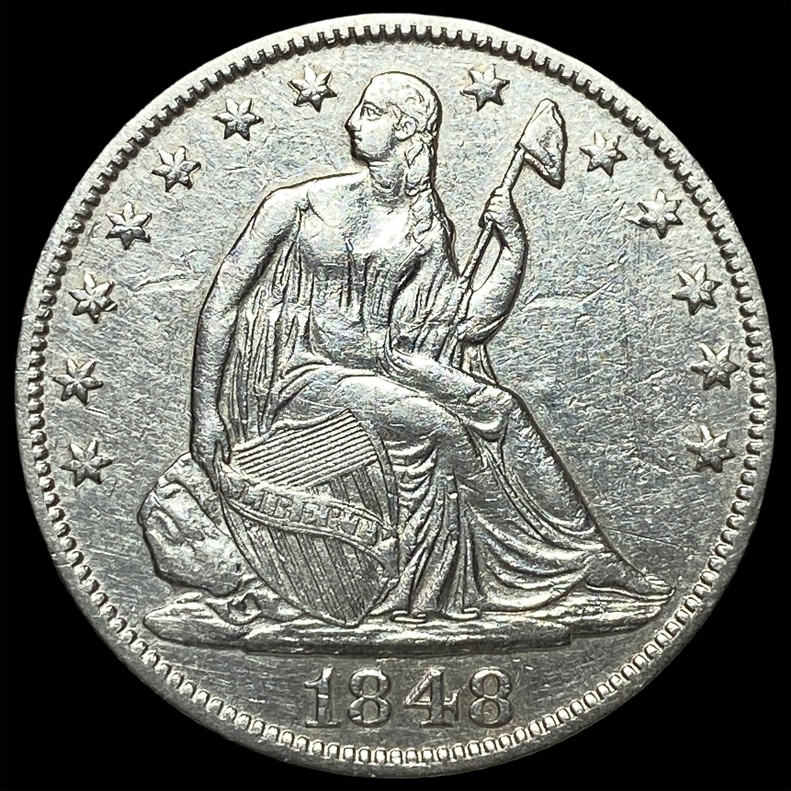 1848-O Silver Half Dollar CHOICE AU (1 of 2)