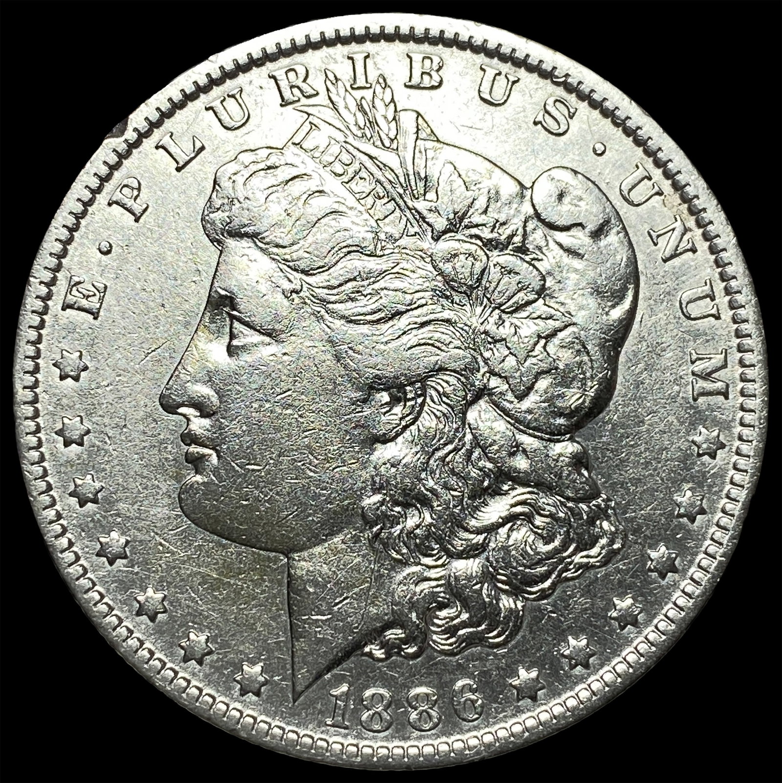 1886 Morgan Silver Dollar CLOSELY UNCIRCULATED: 1886 Morgan Silver Dollar CLOSELY UNCIRCULATED