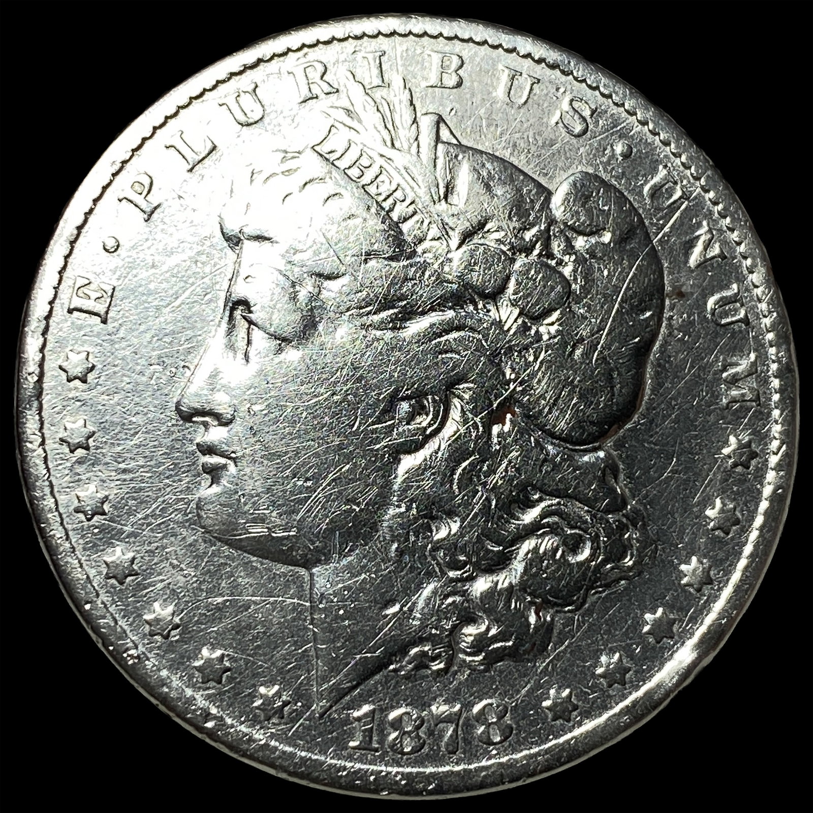 1878-S Silver Morgan Dollar HIGH GRADE: 1878-S Silver Morgan Dollar HIGH GRADE