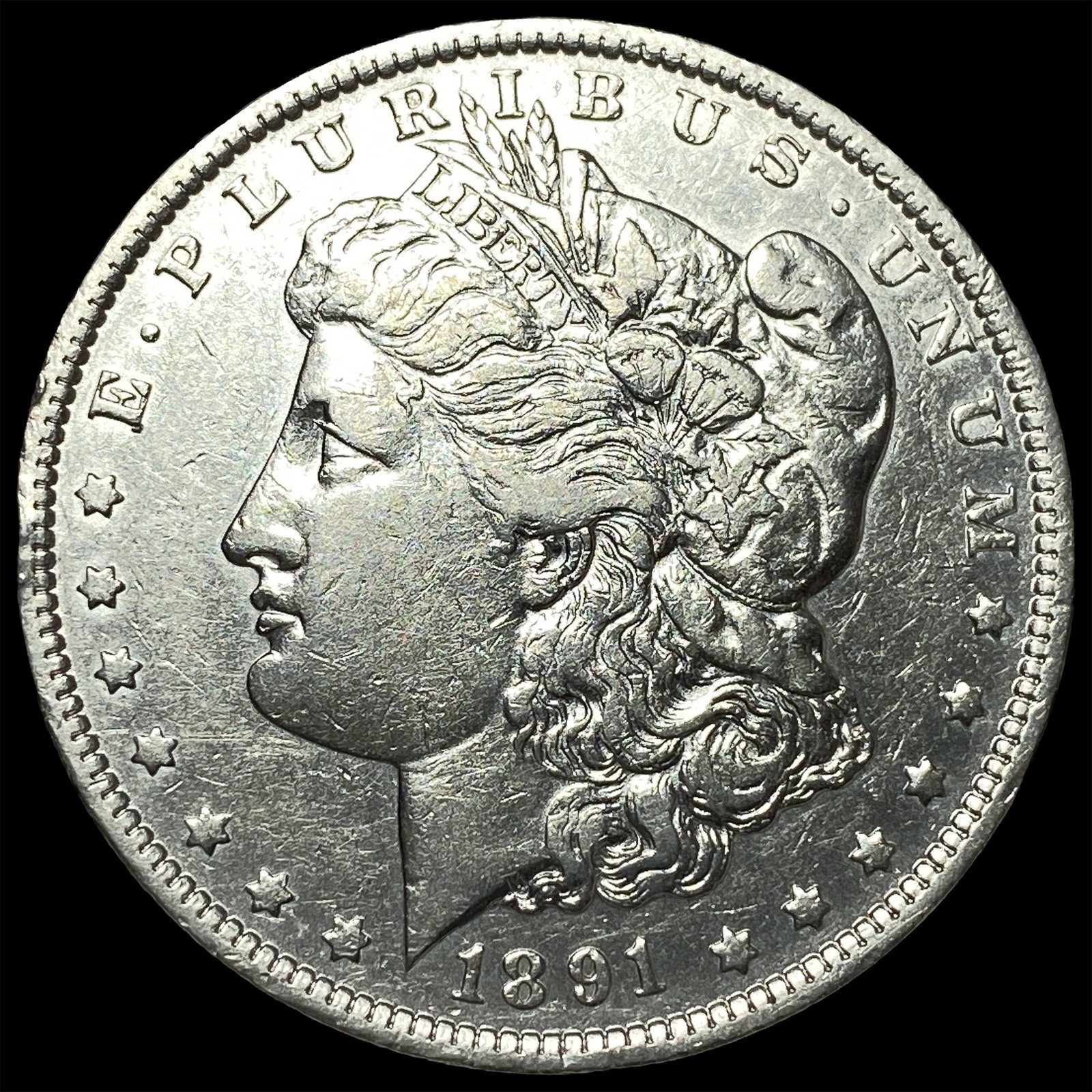 1891-O Silver Morgan Dollar CLOSELY UNCIRCULATED: 1891-O Silver Morgan Dollar CLOSELY UNCIRCULATED