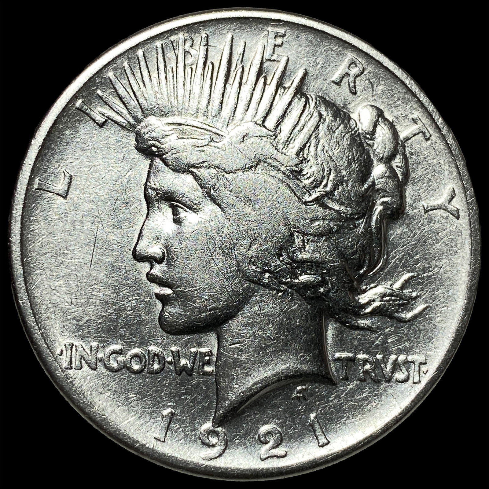 1921 Silver Peace Dollar CLOSELY UNCIRCULATED: 1921 Silver Peace Dollar CLOSELY UNCIRCULATED