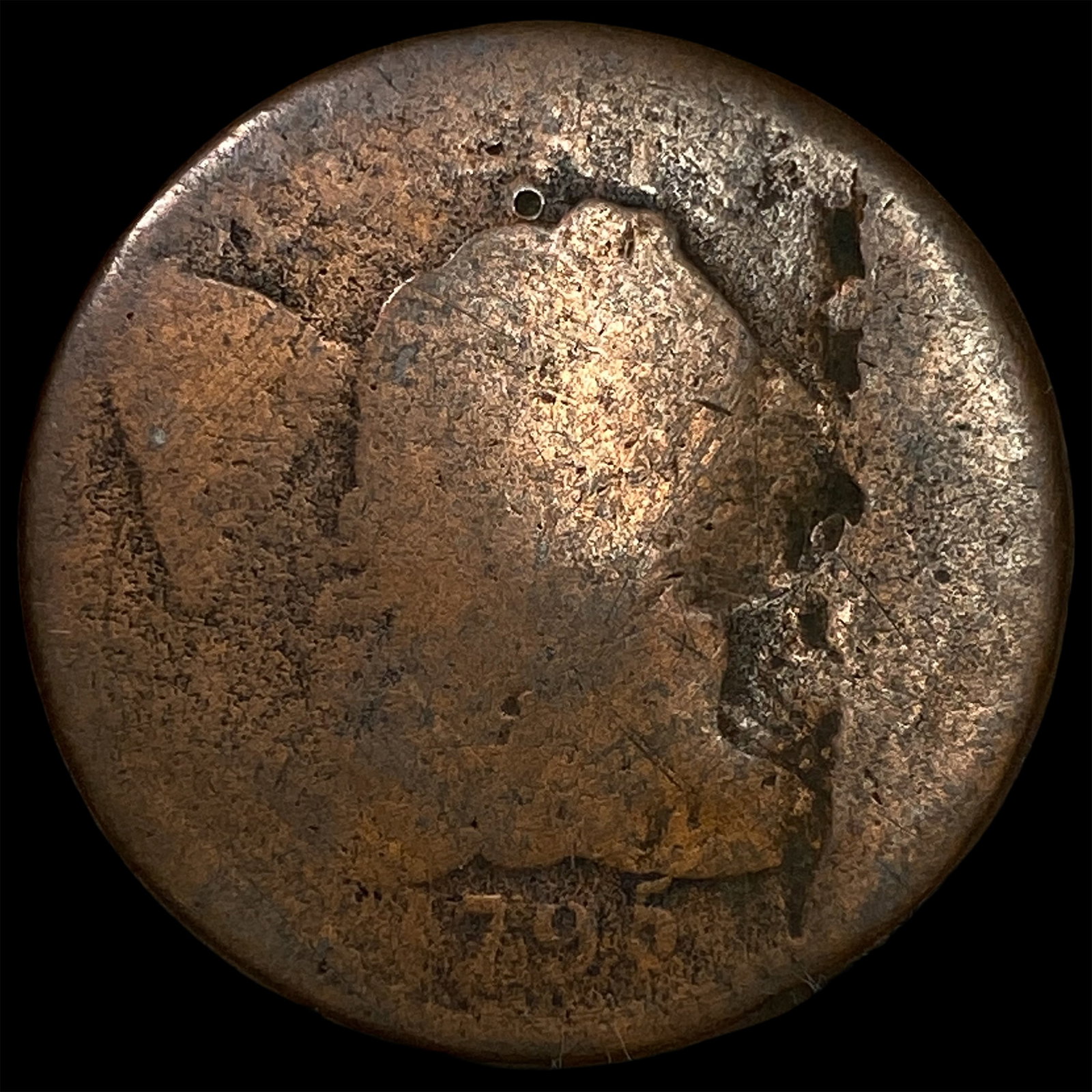 1795 Draped Bust Large Cent NICELY CIRCULATED: 1795 Draped Bust Large Cent NICELY CIRCULATED